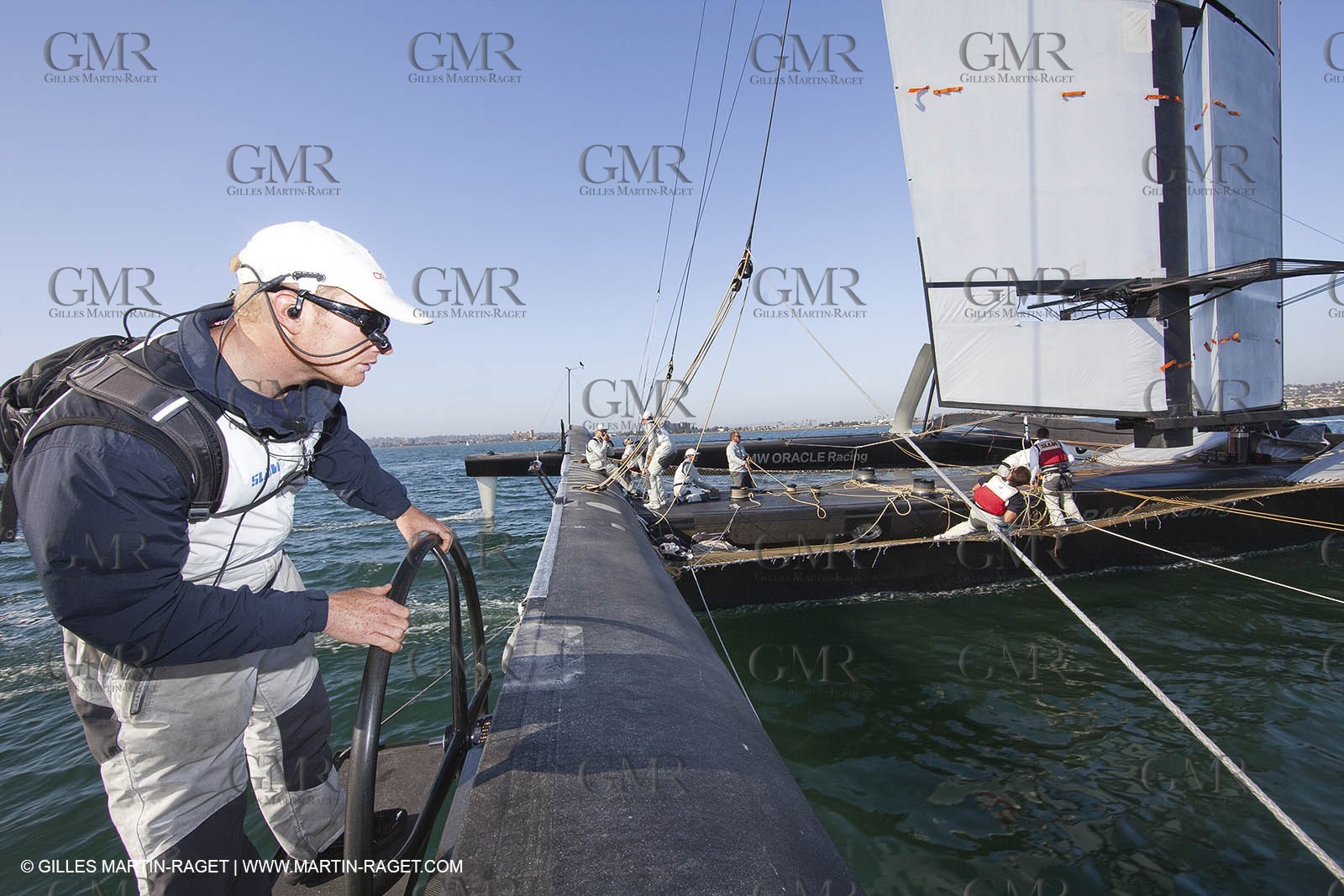 19 11 2009 - San Diego (USA, CA) - 33rd America's Cup - BMW ORACLE Racing - Wing trials, Day 6