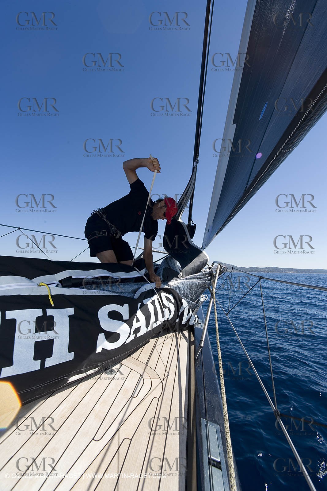 03 09 06 - Porto Cervo (Sardinia) - Maxi World Cup 2006 - A bord Wally 90 Tango