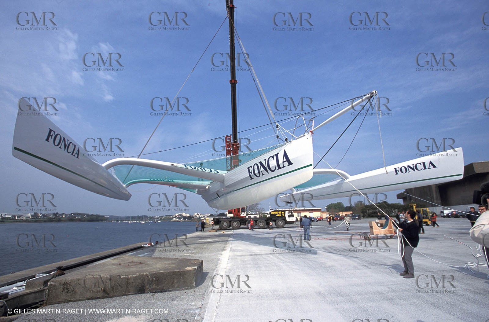 ORMA 60' Trimaran Foncia 2 - Alain Gauthier - Boat building - Boat yard