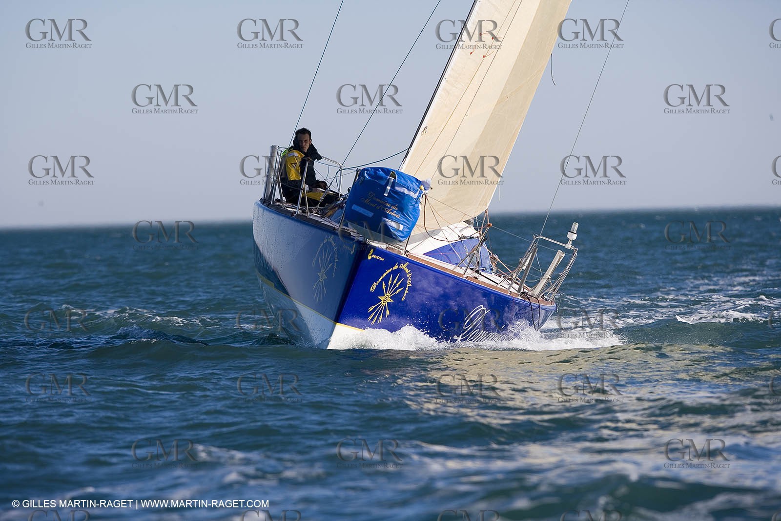 15 02 2007 - La Grande Motte (FRA) - Onedesign Figaro II - Thierry Duprey du Vorsent (Domaine de Monts d'Arbois)