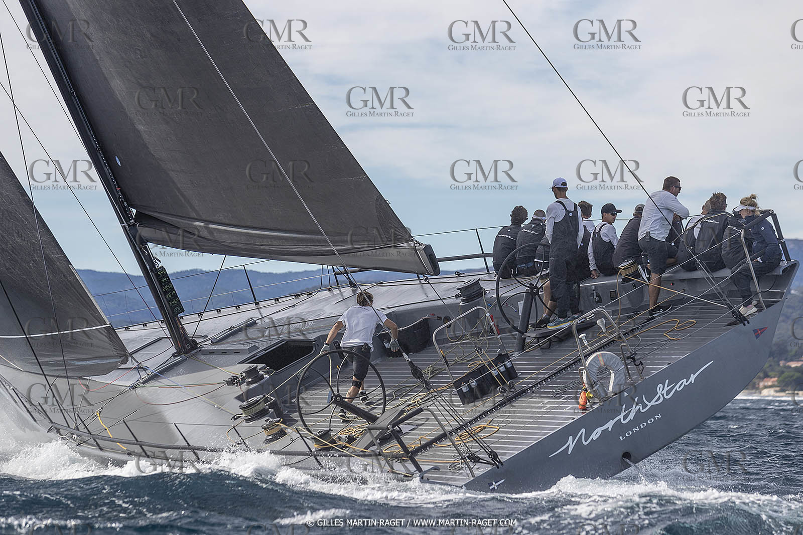 02 10 2022, Saint-Tropez (FRA,83), Voiles de Saint-Tropez 2022,  entraînement des maxis