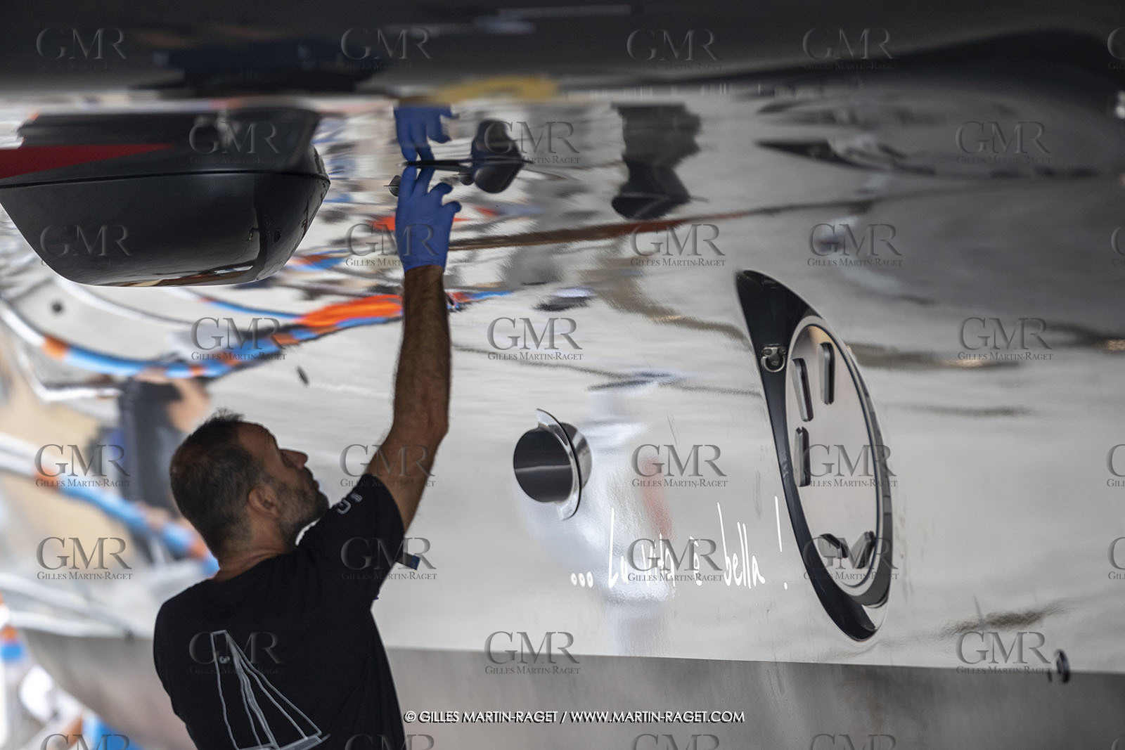 21 07 2020, La Grande Motte (FRA), Gunboat, Gunboat 68 SeaTilt out of the shed