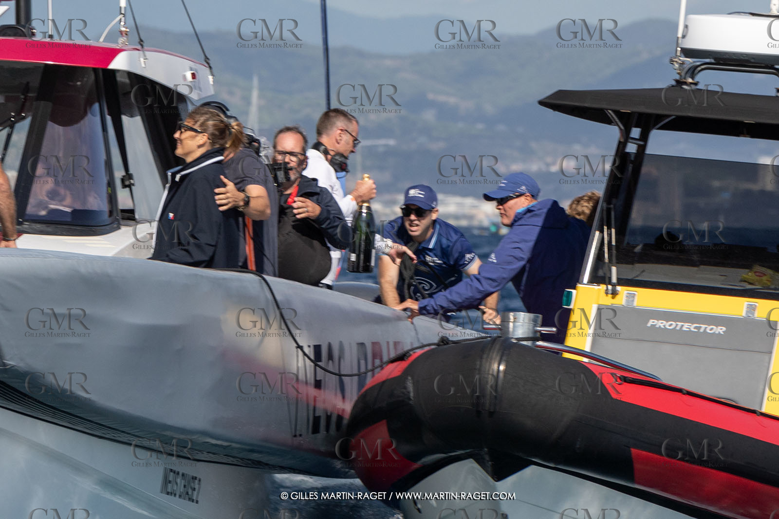 04 10 2024, Barcelona (ESP), 37th America's Cup, Louis Vuitton Cup Final, Race Day 7