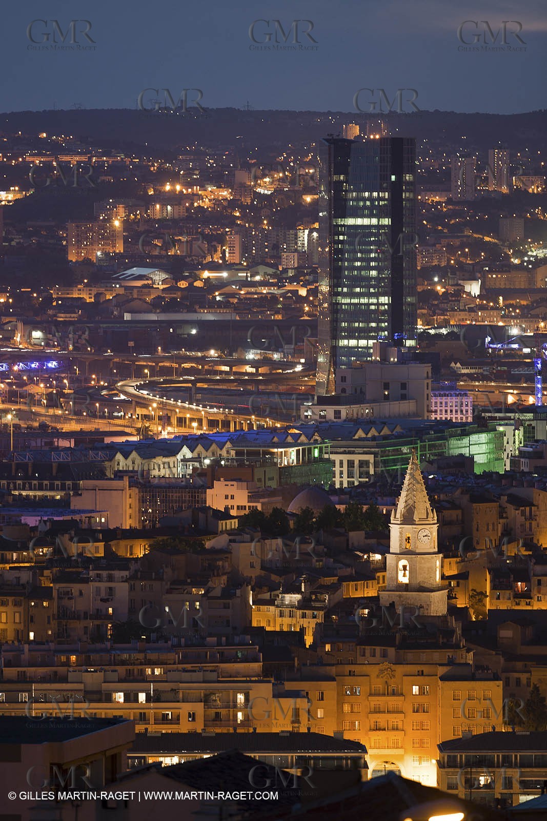 05 06 2012 - Marseille (FRA,13) - Norther neighborhoods, foreground Le Panier Neighborhood