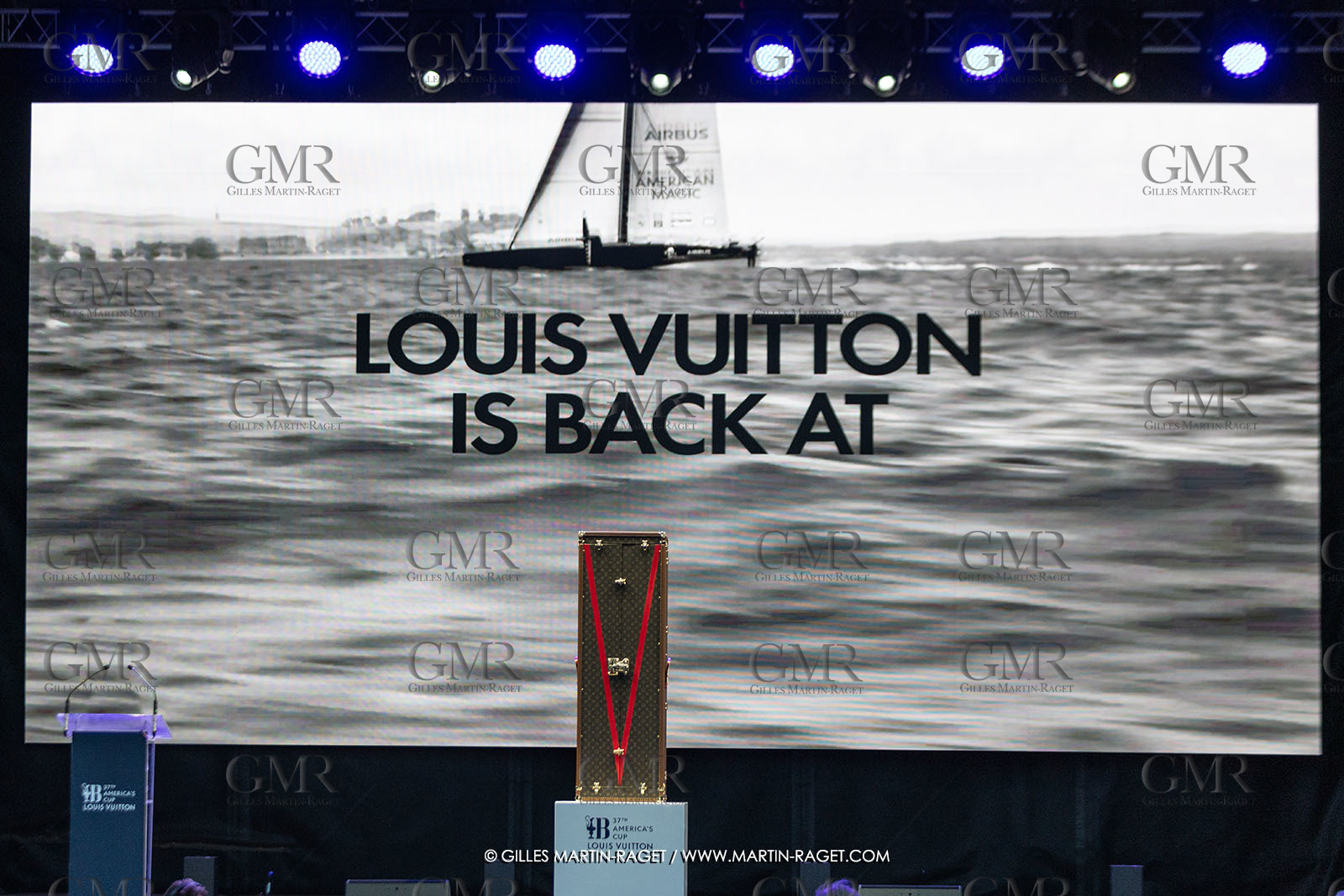 19 10 2024, Barcelona (ESP), Louis Vuitton 37th America's Cup, Final Match, Race Day 6 , Prizegiving
