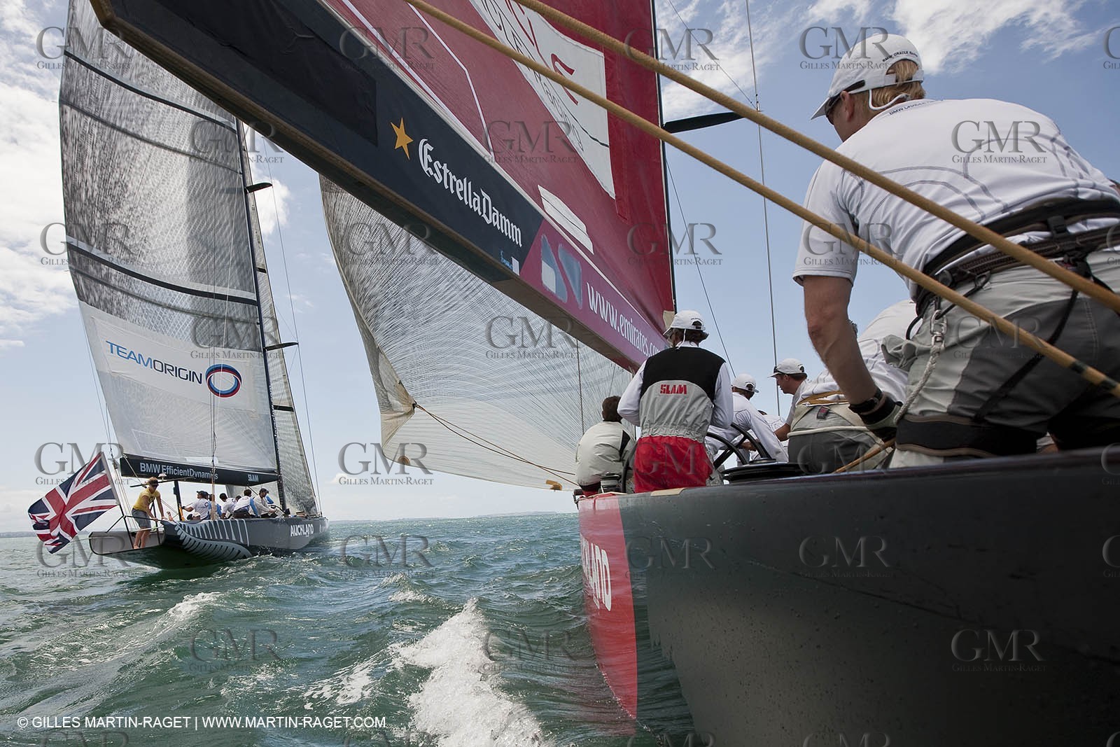 29 01 2009 - Auckland (NZL) - Louis Vuitton Pacific Series - BMW ORACLE Racing - Training
