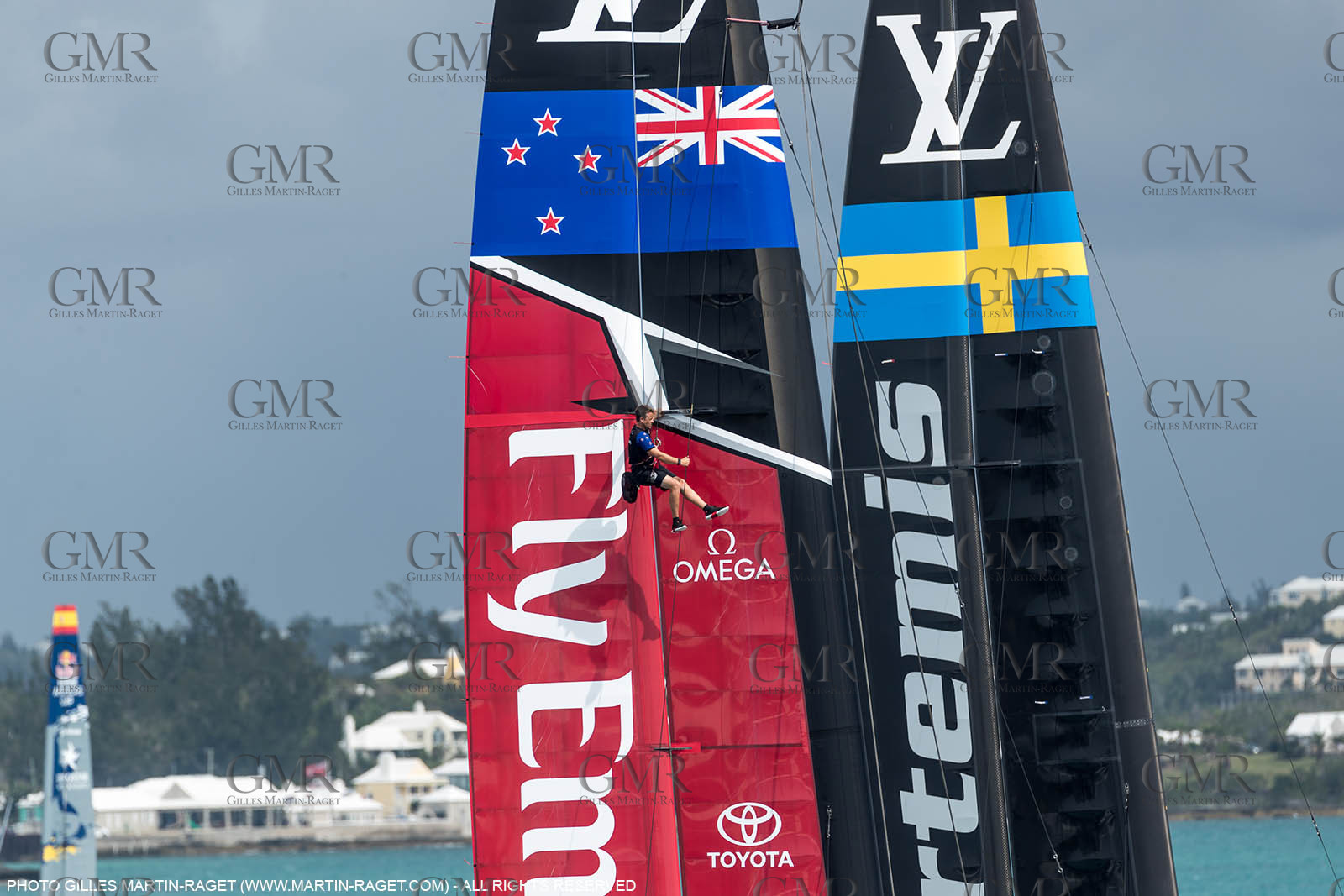 10 06 2017 - Bermuda (BDA) - 35th America's Cup Bermuda 2017 - Louis Vuitton America's Cup Challenger Playoffs final, Day 1