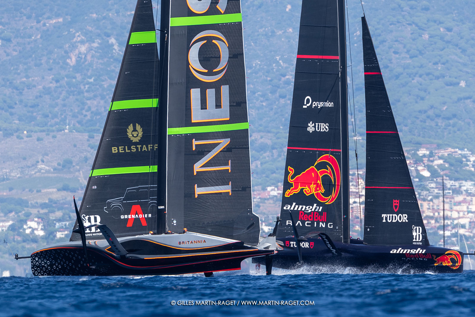 16 09 2024, Barcelona (ESP), 37th America's Cup, Louis Vuitton Cup Semi-final, Race Day 2