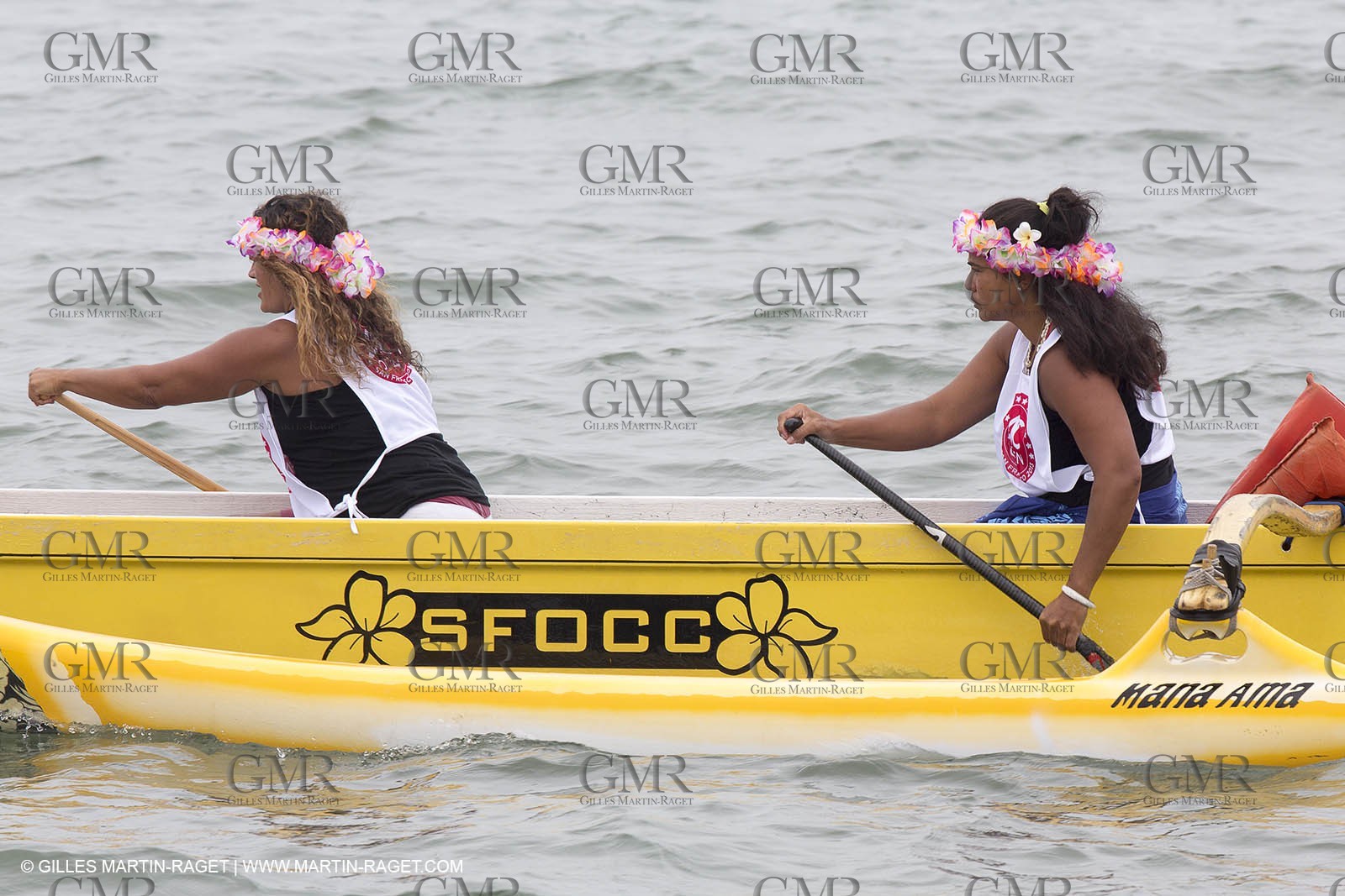 10 08 2013 - San Francisco (USA,CA) - 34th America's Cup - AC Open - Outrigger Canoe Races et Hula Danceperformance at Marina Green Village