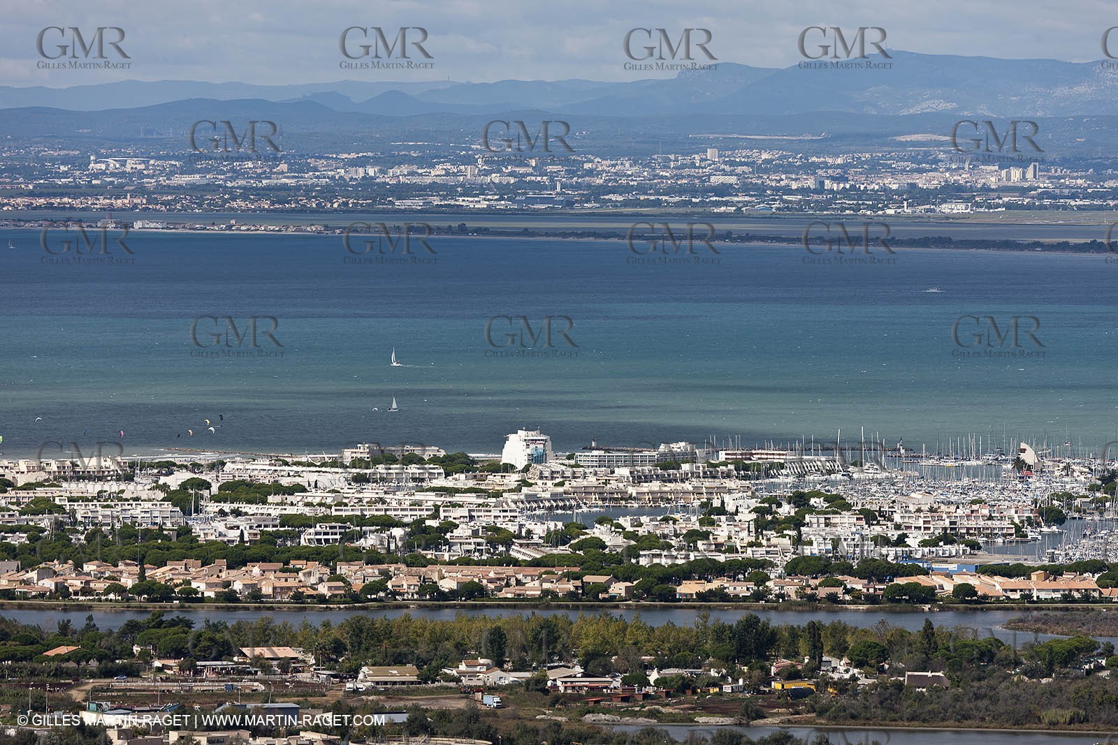 25 09 2010 - Aerial Camargphotos of the coastline from Marseille to La Grande Motte via the Camargue - Port Camargue