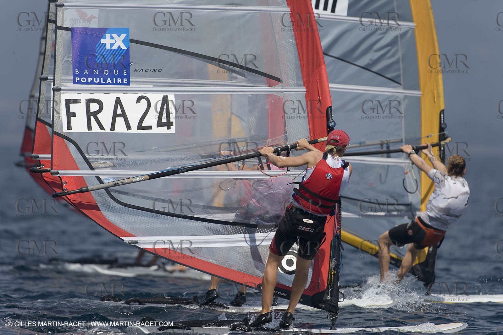 25 04 2007 - 2007 Semaine Olympique Française - Hyères (South of France) - Day 4 - Team France - RS:X - Vidal Lise