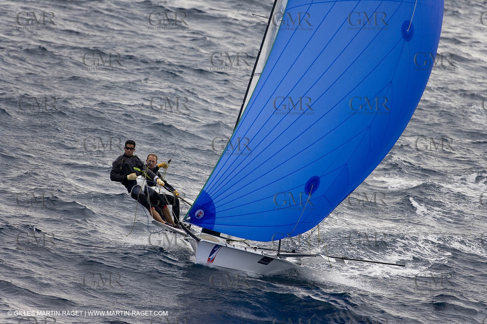 26 04 2007 - 2007 Semaine Olympique Française - Hyères (South of France) - Day 5 - Team France - 49er - Dyen-Rocherieux
