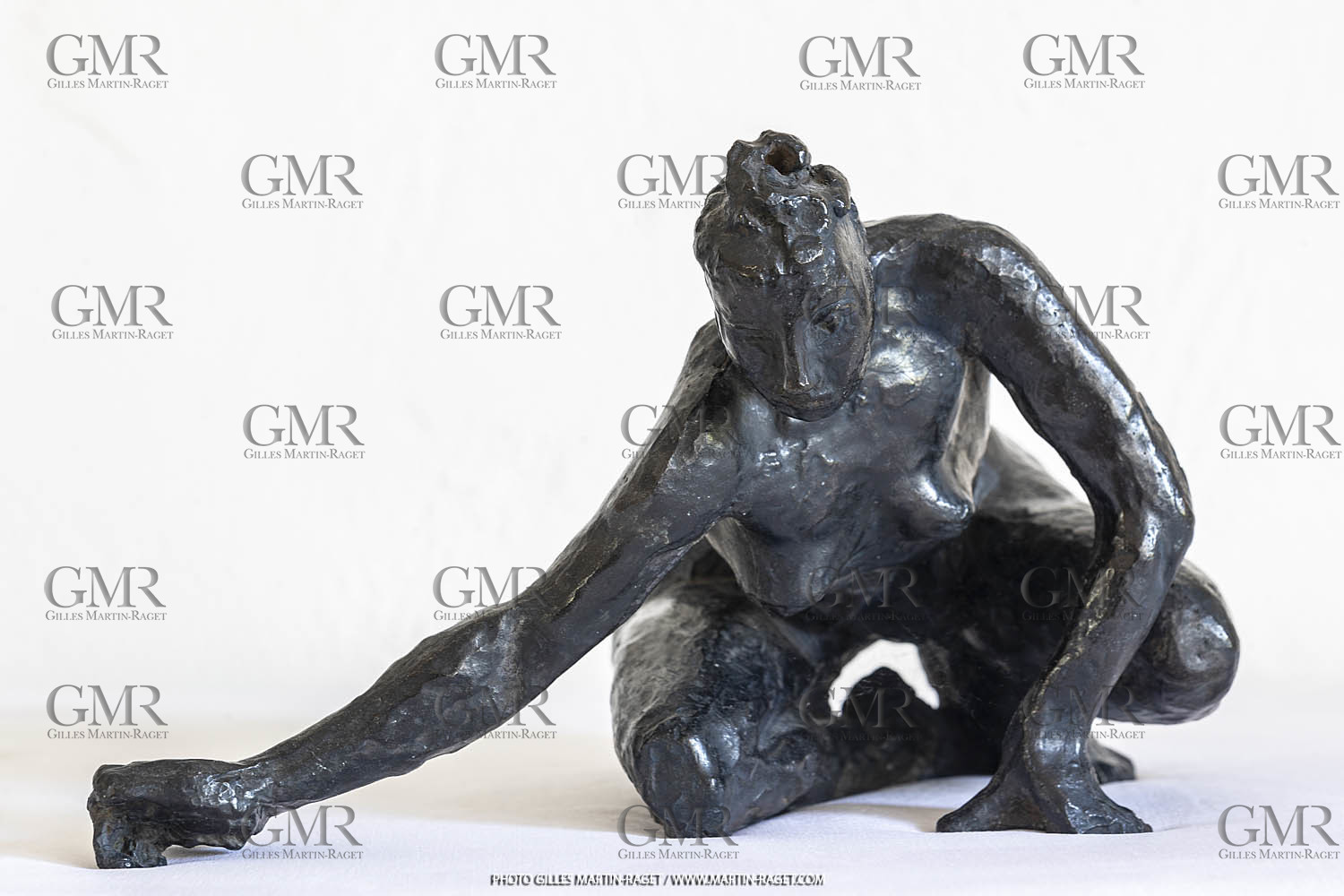 12 07 2020, St Rémy de Provence (FRA, 13) Oeuvre Germaine Richier, Le Crapaud, 1940, Epreuve d'exposition