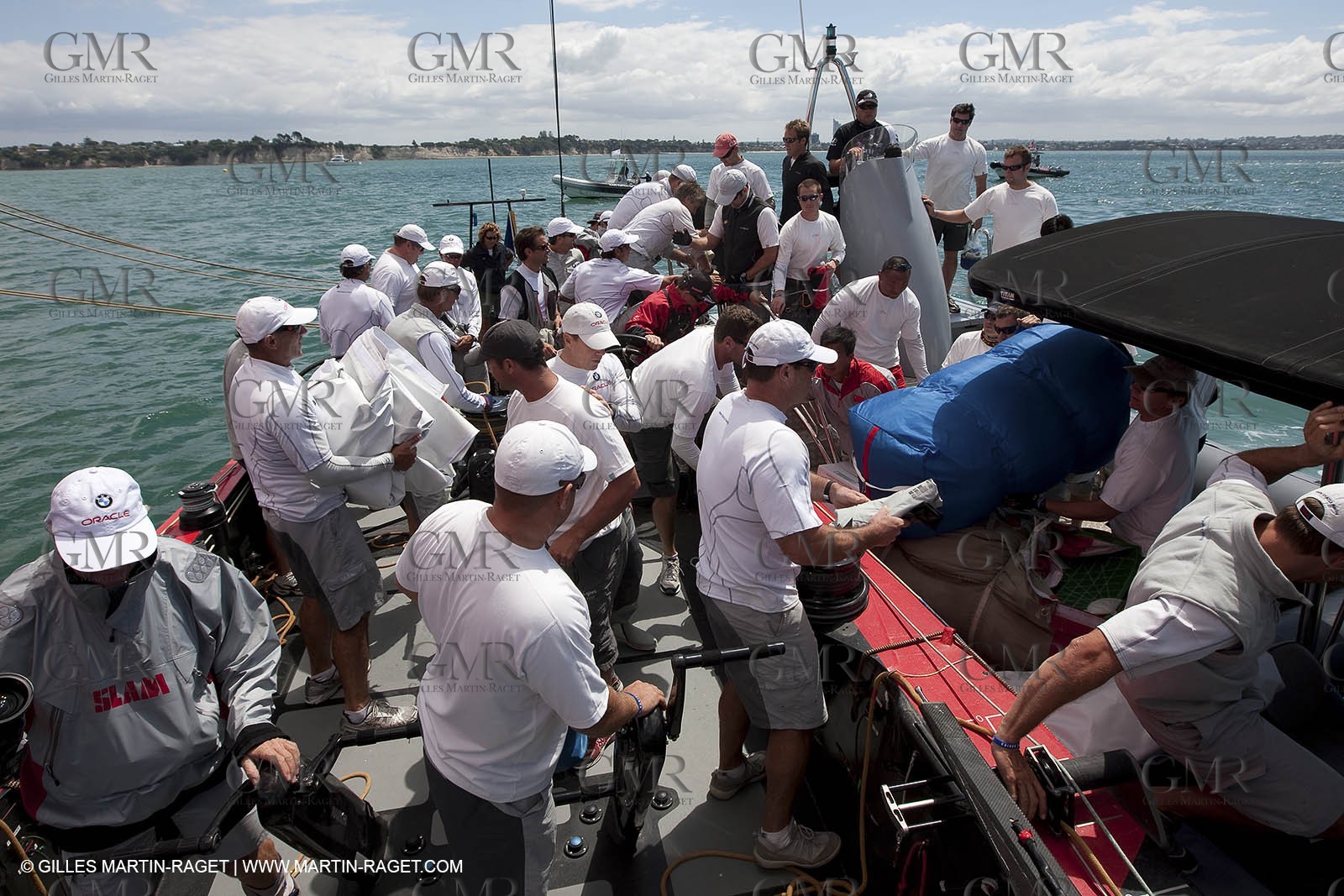 29 01 2009 - Auckland (NZL) -  Louis Vuitton Pacific Series - BMW ORACLE Racing - Training