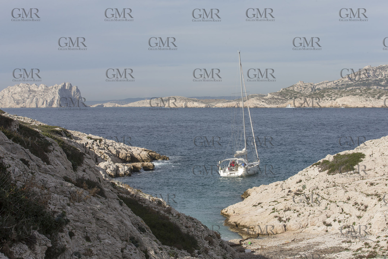 08 01 2016, Marseille (FRA, 13), Cruising in winter in the Calanques