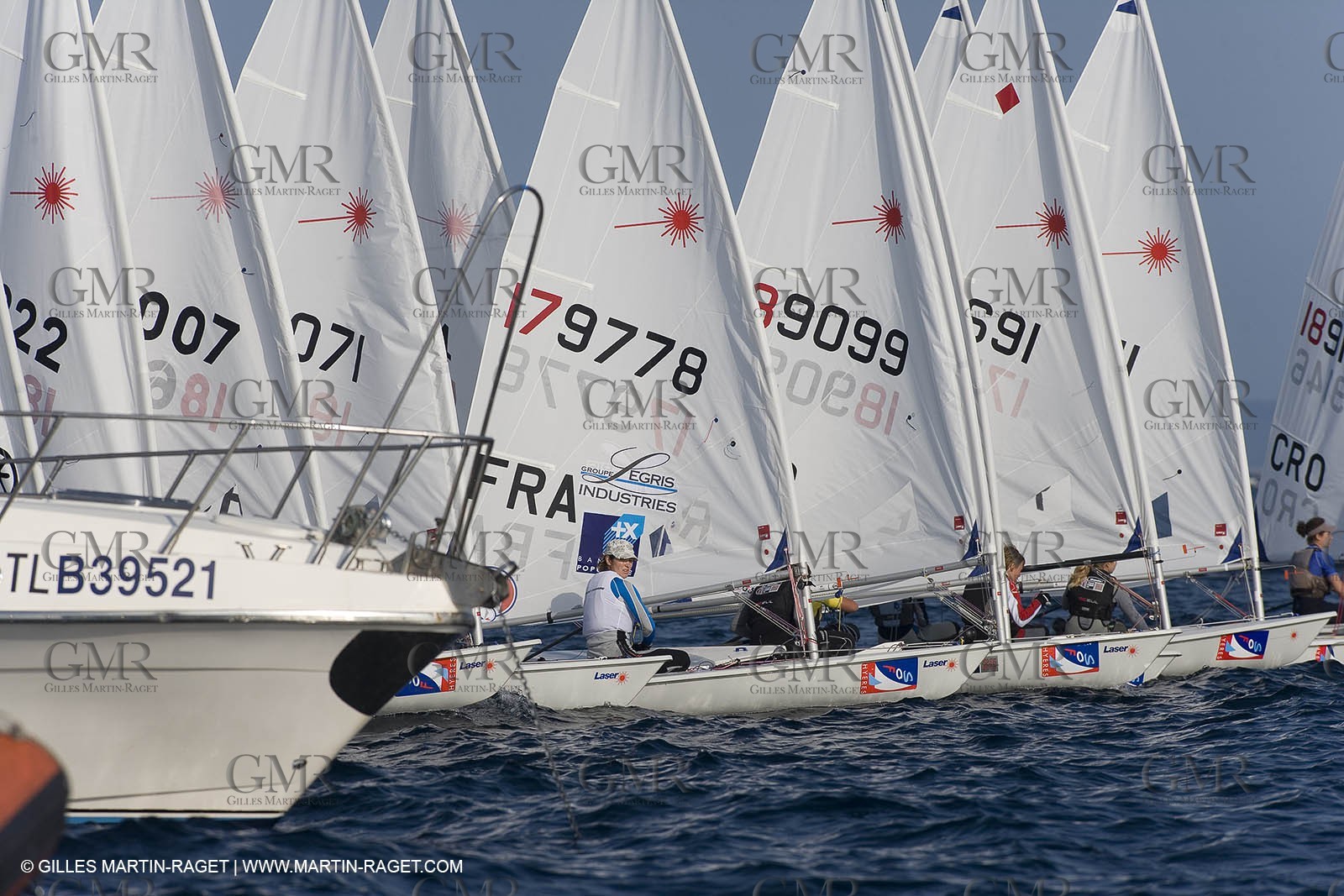 25 04 2007 - Semaine Olympique Française 2007 - Hyères - Jour 4 - Team France - Laser Radial - Deturckheim Sophie