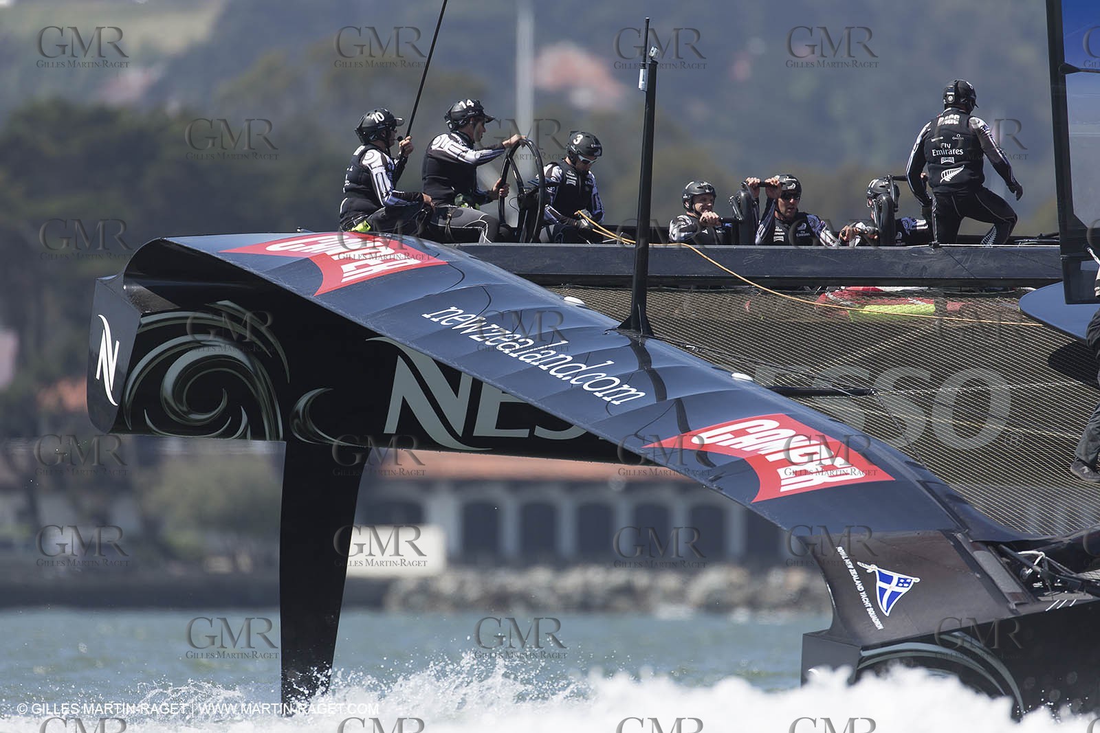 23 05 2013 - San Francisco (USA,CA) - 34th America's Cup - May Training, 3 AC72 in the bay for the first time