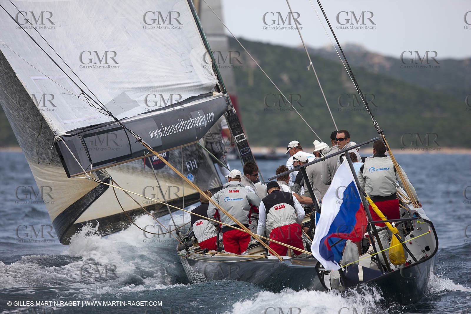 19 05 2010 - La Maddalena (ITA, Sardinia) Louis Vuitton Trophy - BMW ORACLE Racing - Training