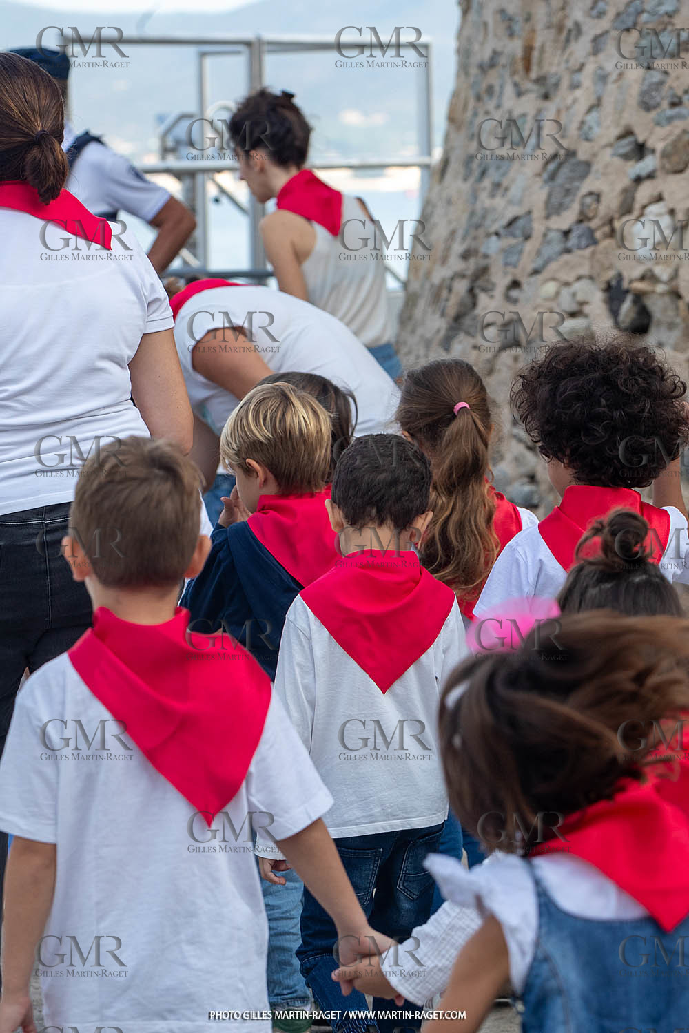 05 10 2023, Saint-Tropez (FRA,83), Les Voiles de Saint-Tropez 2023, Race Day 5, Défilé des minots de St Tropez