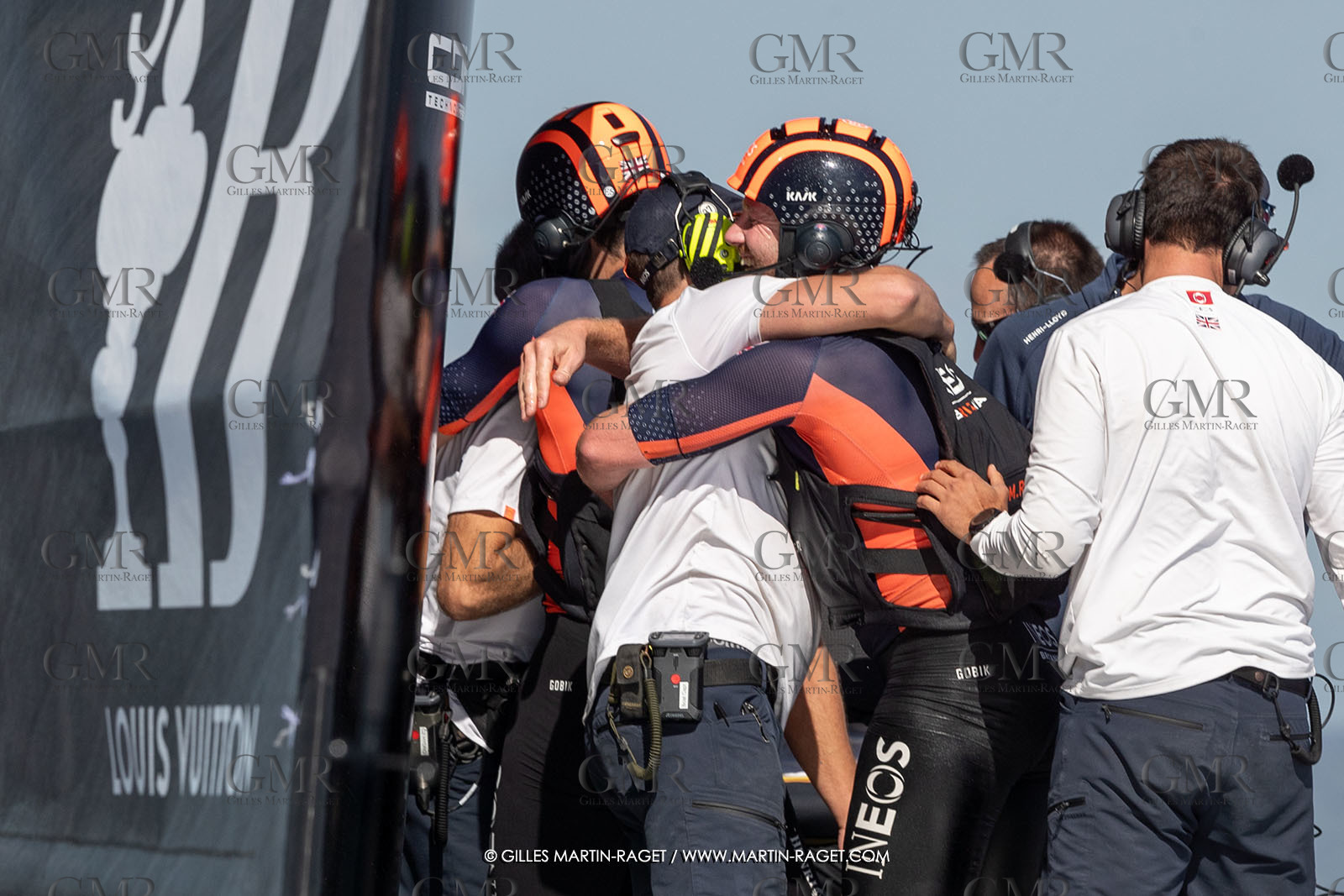 04 10 2024, Barcelona (ESP), 37th America's Cup, Louis Vuitton Cup Final, Race Day 7