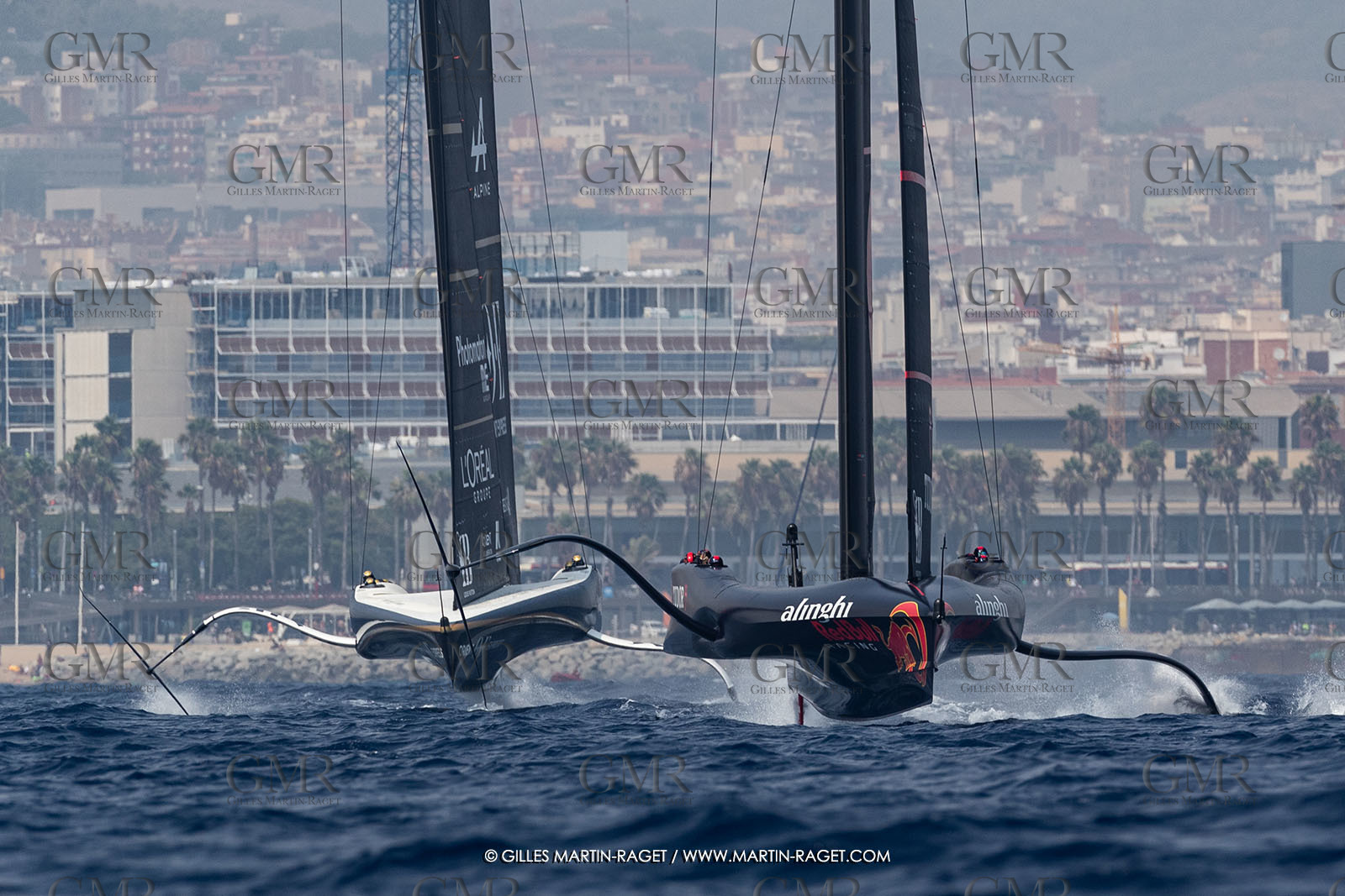 22 08 2024, Barcelona (ESP), Louis Vuitton 37th America's Cup, Louis Vuitton Preliminary Regatta, Race Day 1