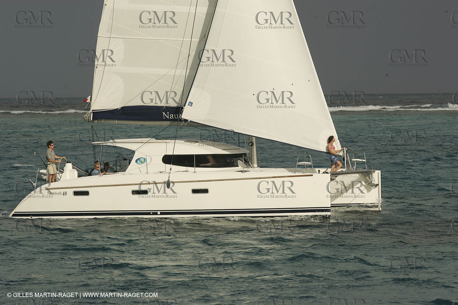 Cruising multihull sailing