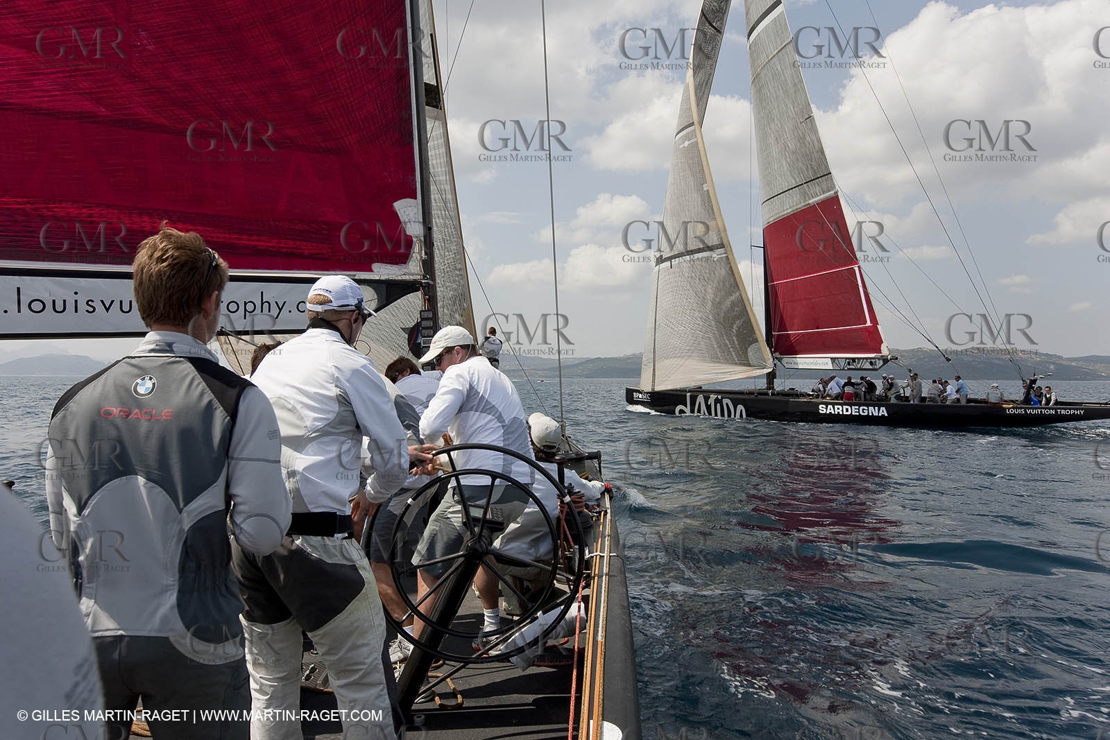 19 05 2010 - La Maddalena (ITA, Sardinia) Louis Vuitton Trophy - BMW ORACLE Racing - Training
