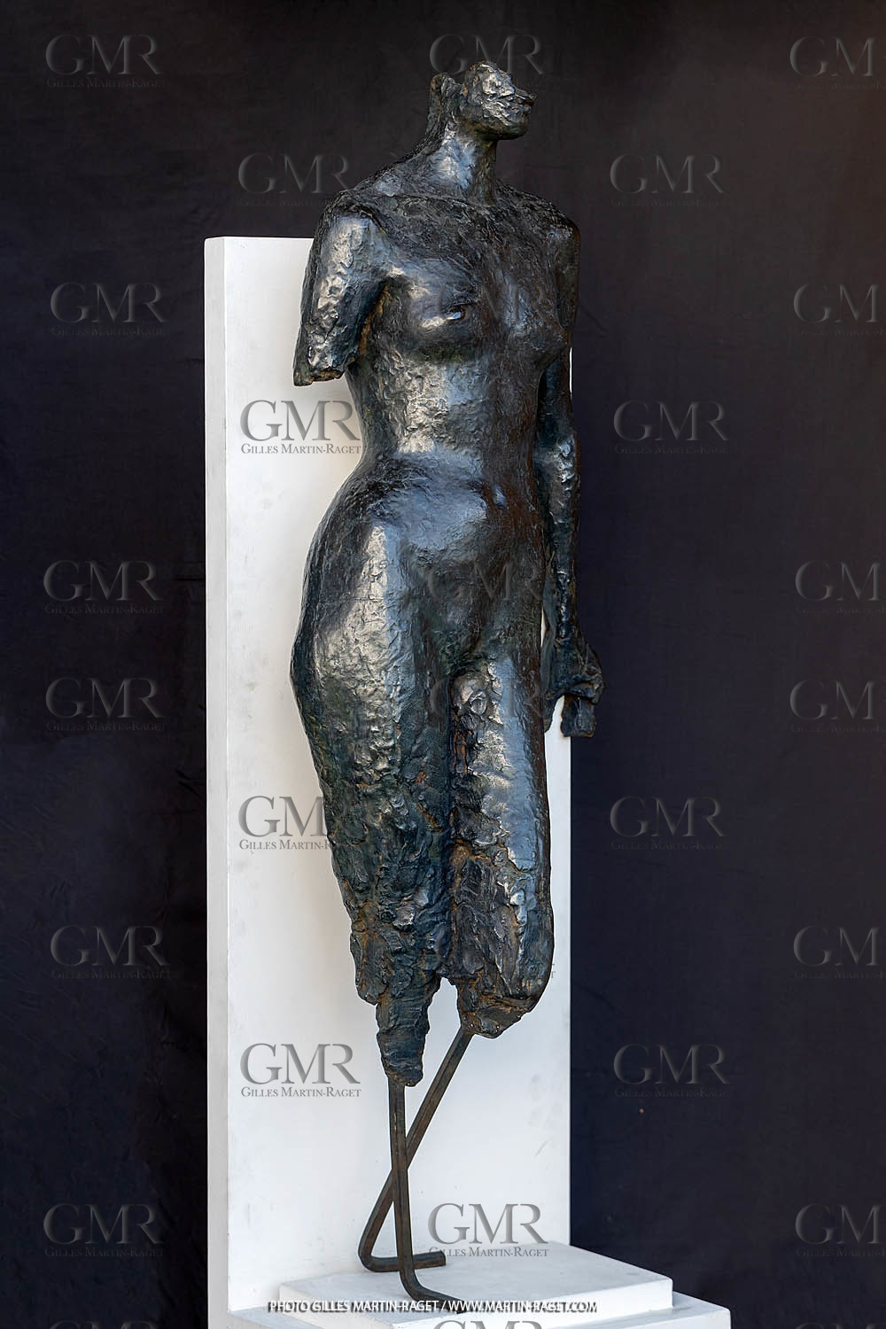 05 01 2023, Arles (FRA, 13), Oeuvre de Germaine Richier, Torse II, 1941, Epreuve d'exposition