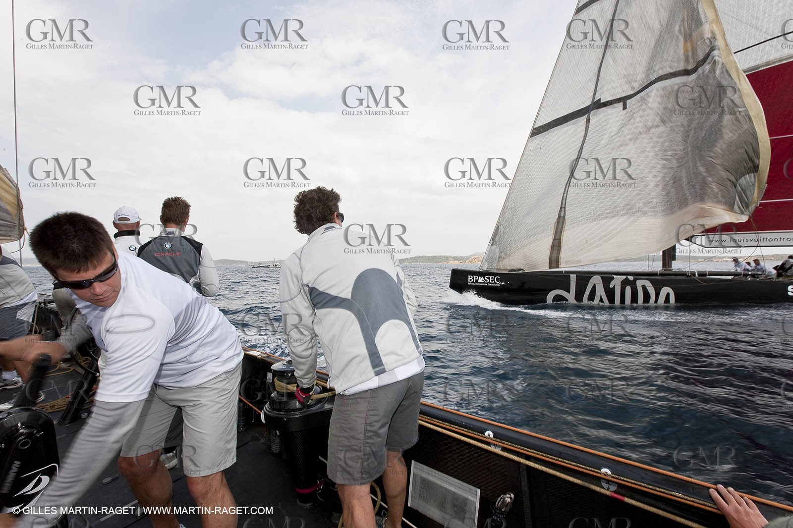 19 05 2010 - La Maddalena (ITA, Sardinia) Louis Vuitton Trophy - BMW ORACLE Racing - Training