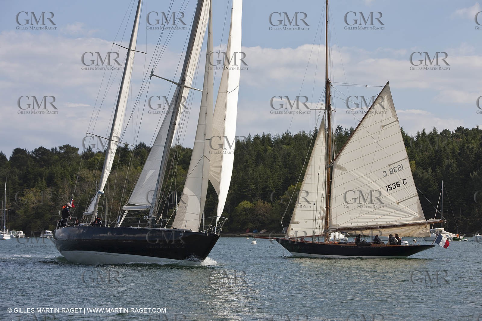 19 05 2010- Benodet - (FRA,56) - les Pen Duick in the Odet river