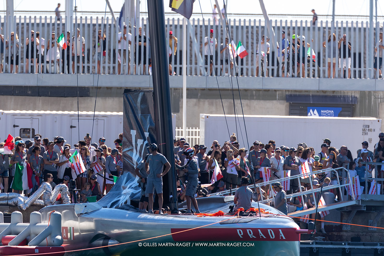 16 09 2024, Barcelona (ESP), 37th America's Cup, Louis Vuitton Cup Semi-final, Race Day 2
