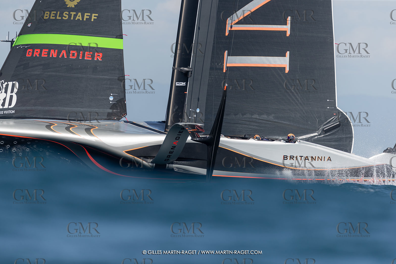 26 09 2024, Barcelona (ESP), 37th America's Cup, Louis Vuitton Cup Final, Race Day 1