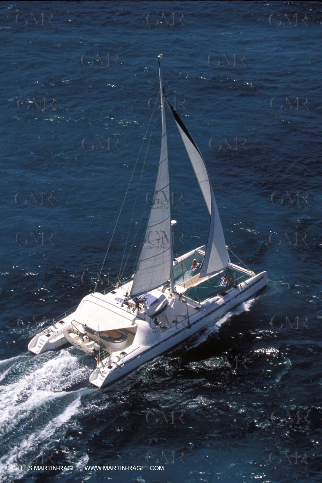 Cruising multihull sailing