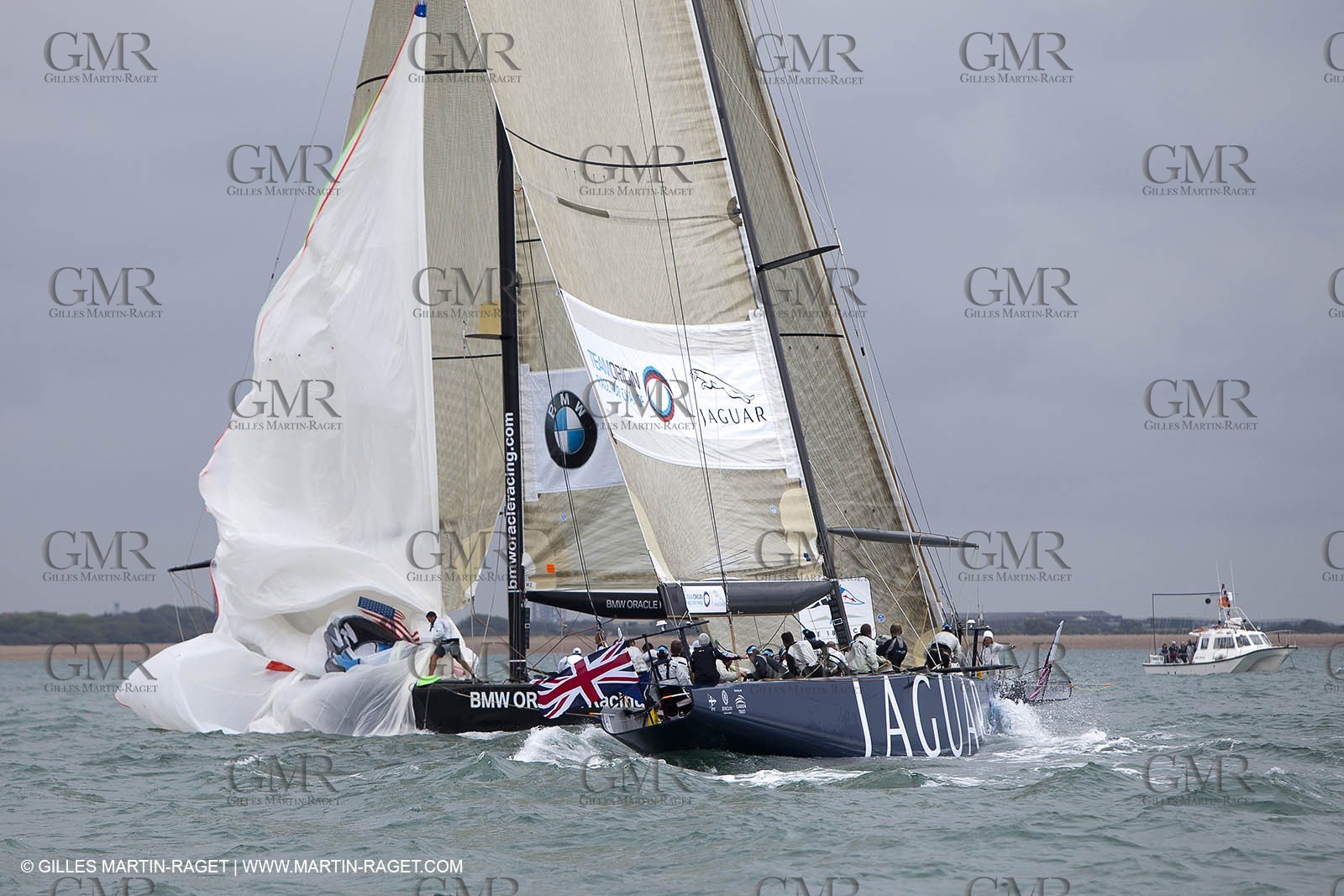 06 08 2010 - Cowes (UK, IOW) - The 1851 Cup -  BMW ORACLE Racing - Day 4.