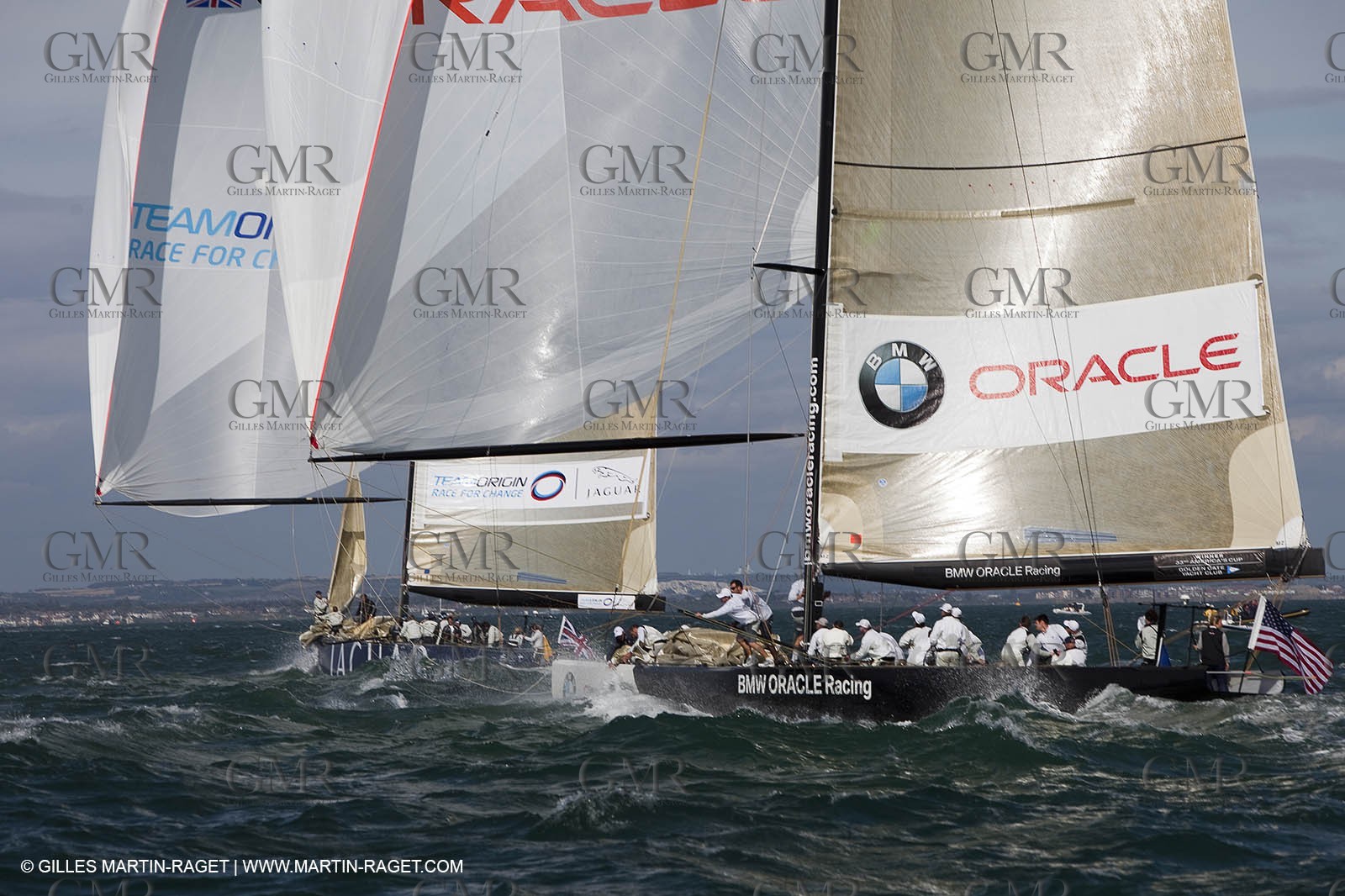 03 08 2010 - Cowes (UK, IOW) - The 1851 Cup -  BMW ORACLE Racing - Day 1