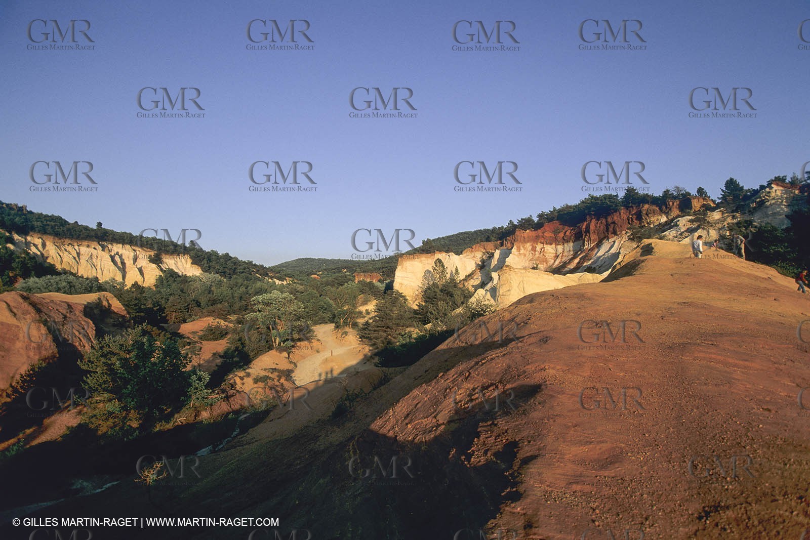 France, Provence, Lubéron, Carrières d'ocre, Colorado Provençal, Rustrel (FRA,84)