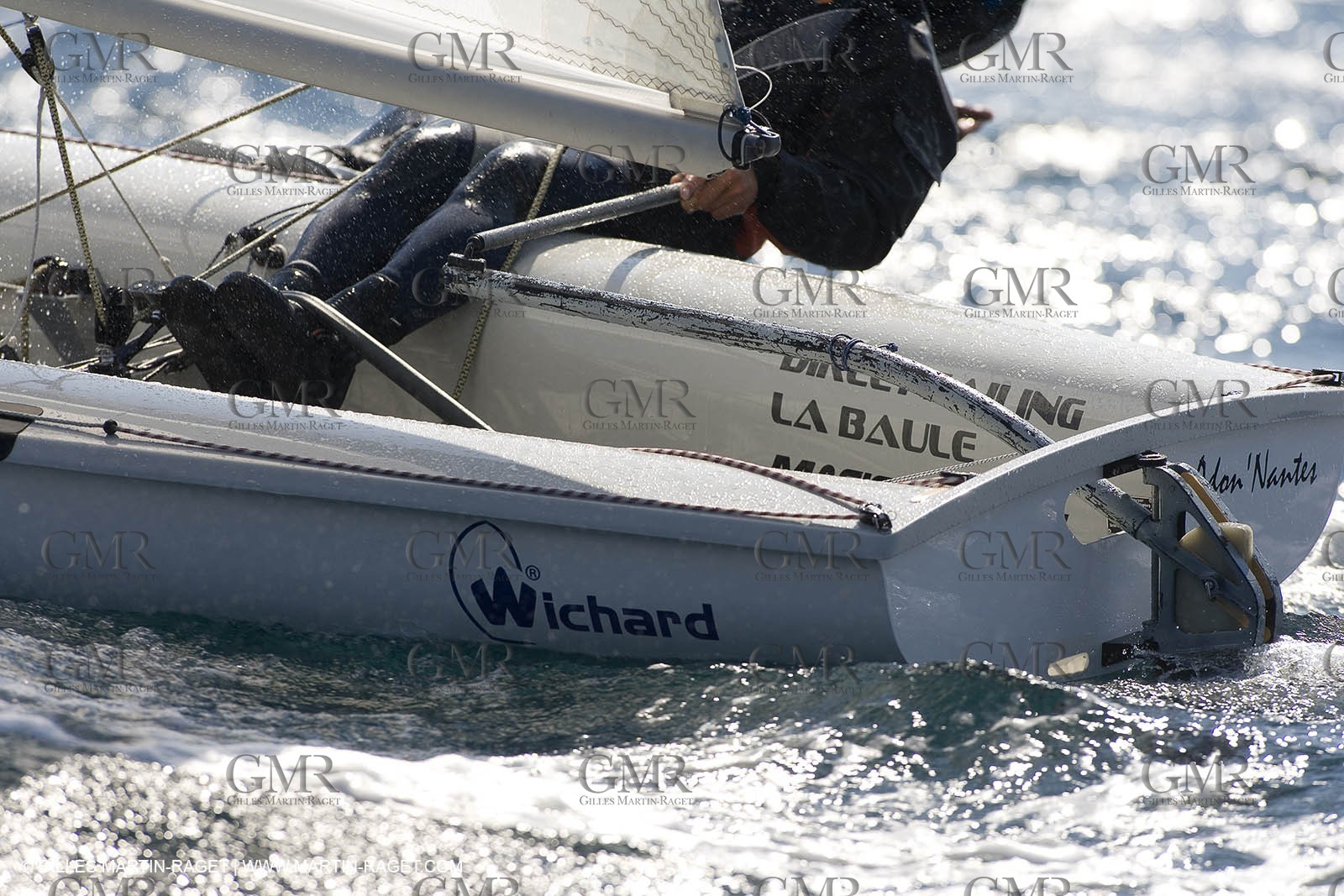 27 04 2007 - Semaine Olympique Française 2007 - Hyères - Jour 6 - Medal Race - Team France - 470 Homme - Leboucher-Garos