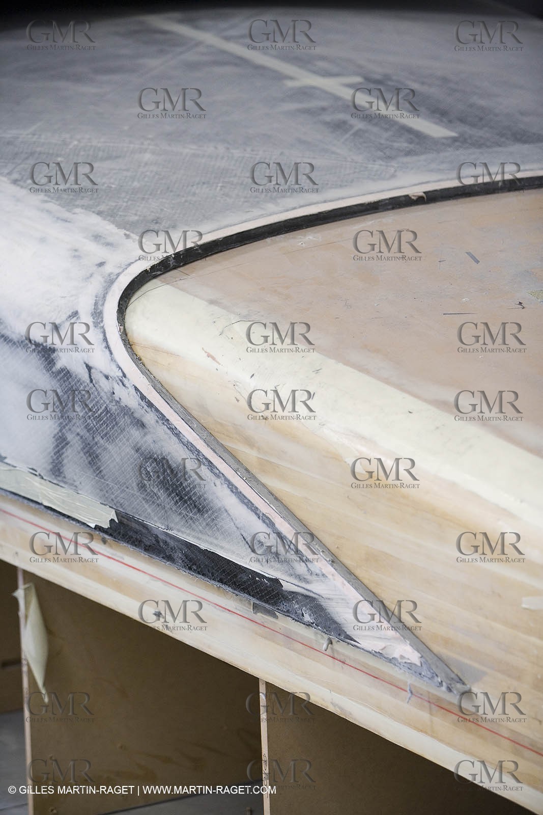 Sydney, Australia, Thomas Coville trimaran Sodebo building at Boat Speed