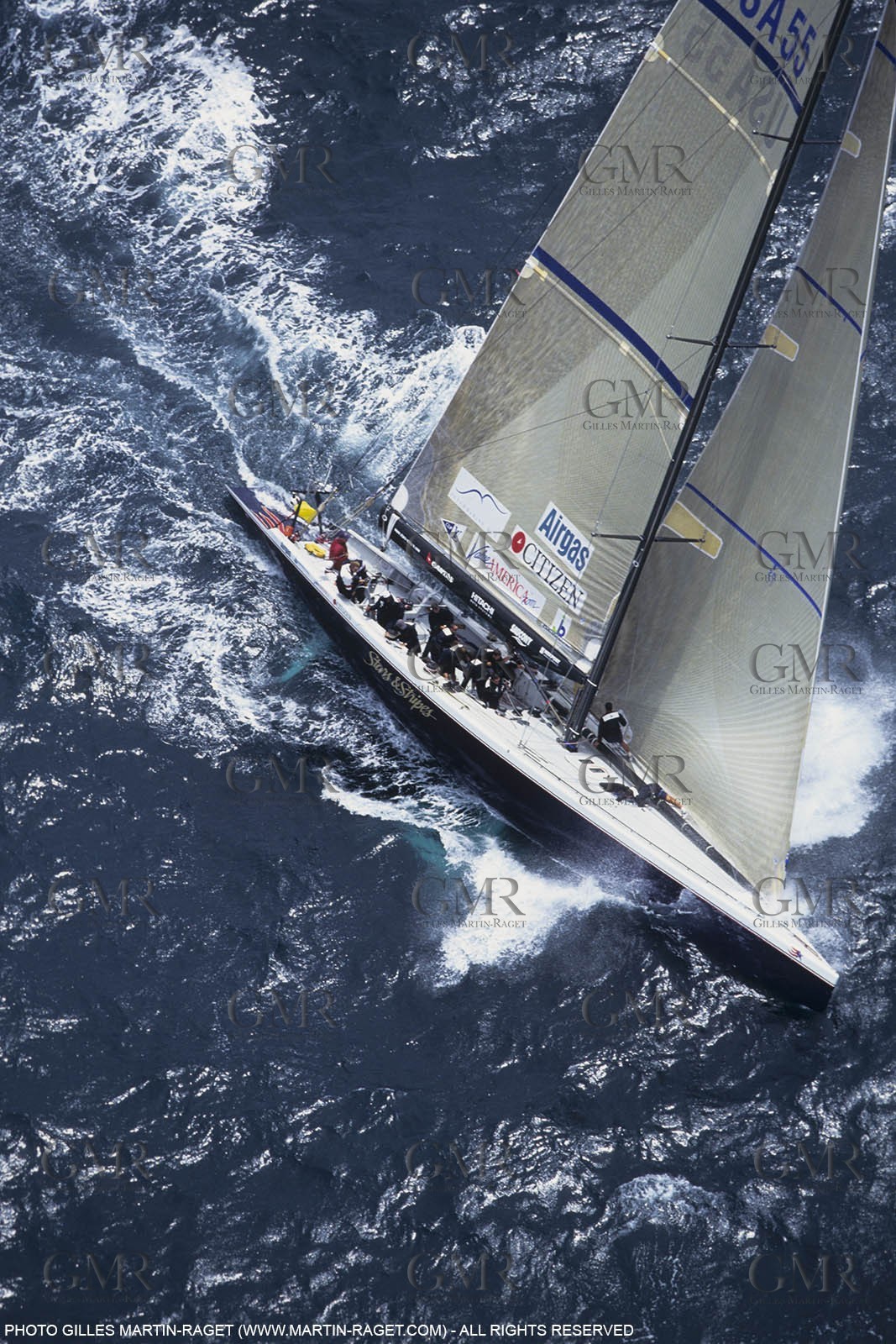 Sailing, Yacht Racing, America's Cup XXX, Auckland (NZL), 2000, Stars and Stripes