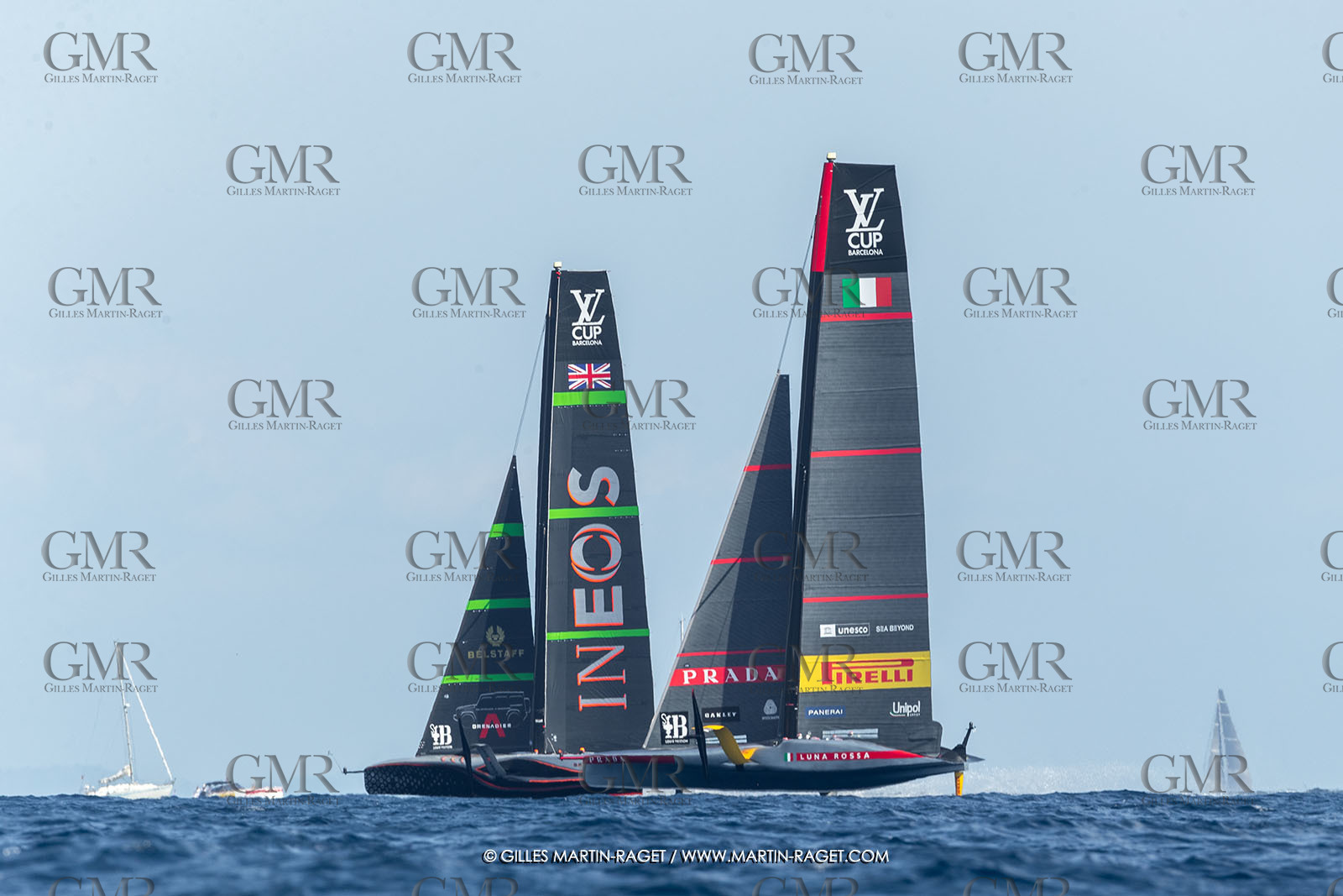 04 10 2024, Barcelona (ESP), 37th America's Cup, Louis Vuitton Cup Final, Race Day 7