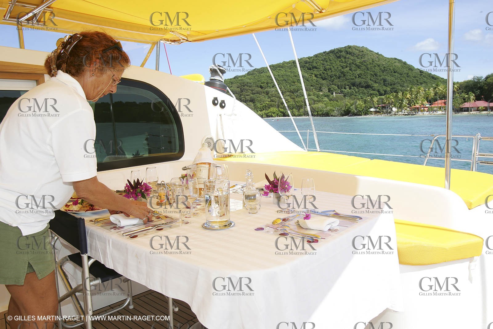 Caribean - Martinique - Privilege 585 - Matira  Voile - Croisière - Repas