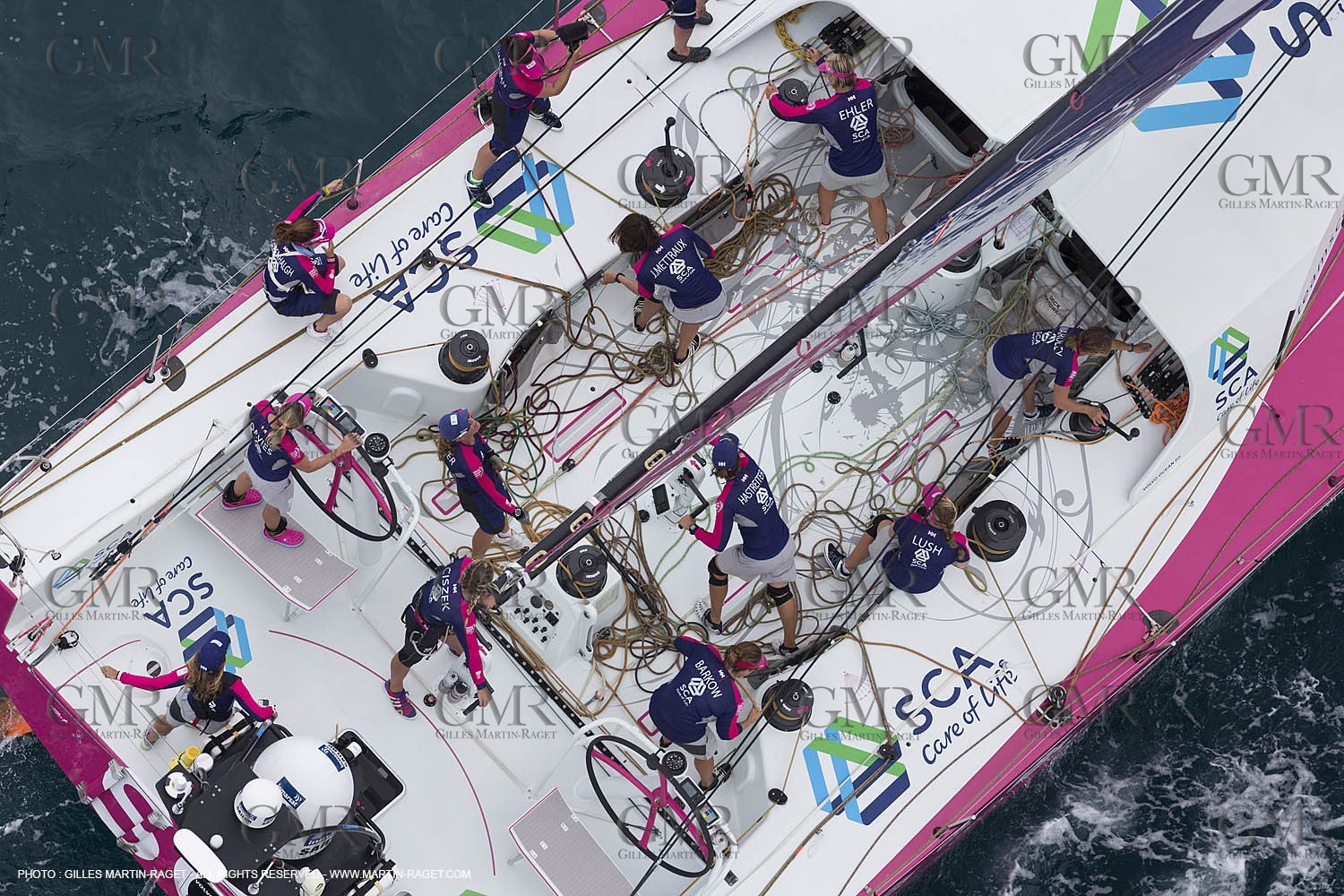 11 10 2014, Alicante (ESP), Volvo Ocean Race 2014-15, Team Alvimedica