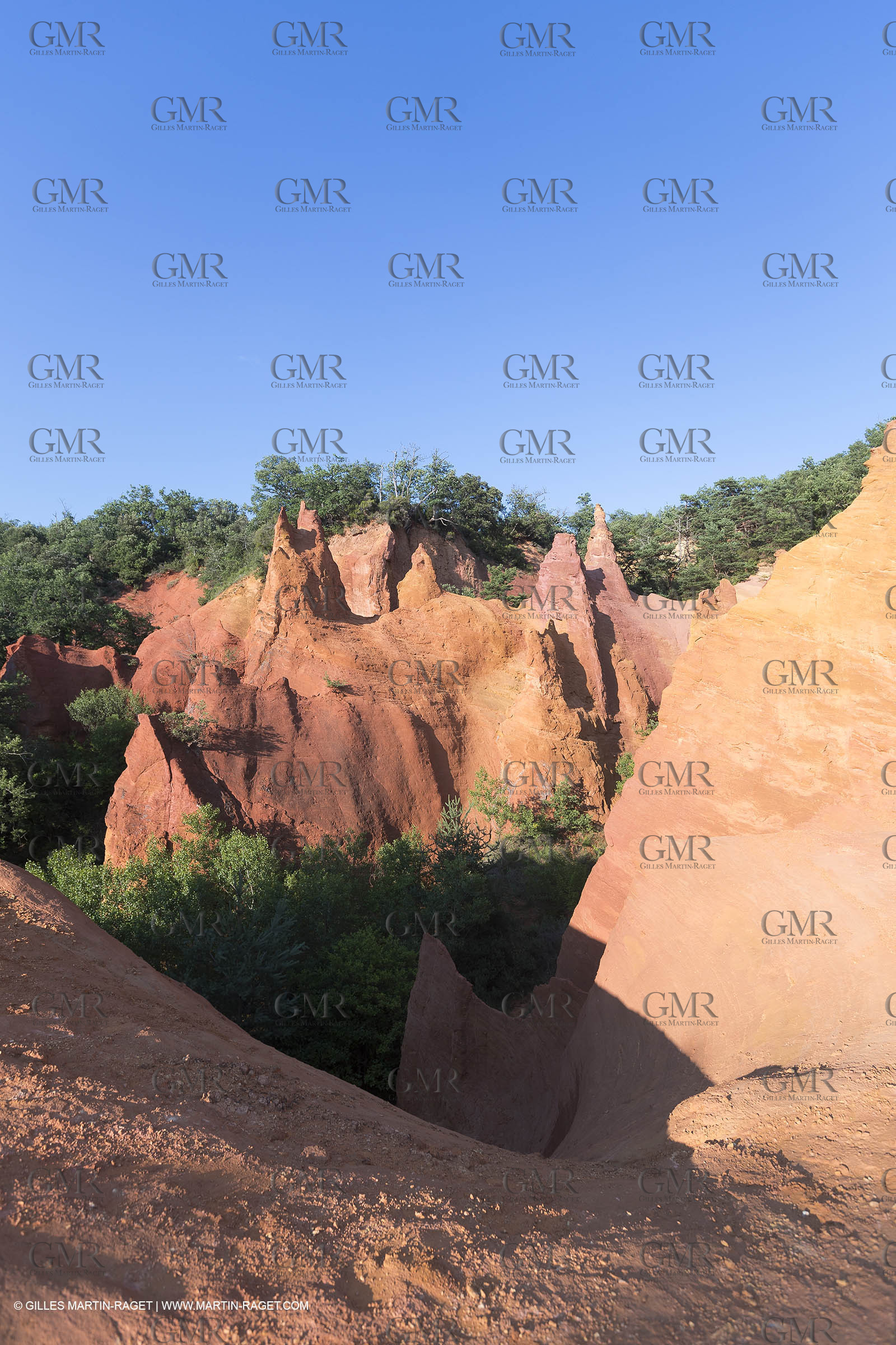 21 06 2018, Rustrel (FRA, 84), Anciennes carrières d'ocre