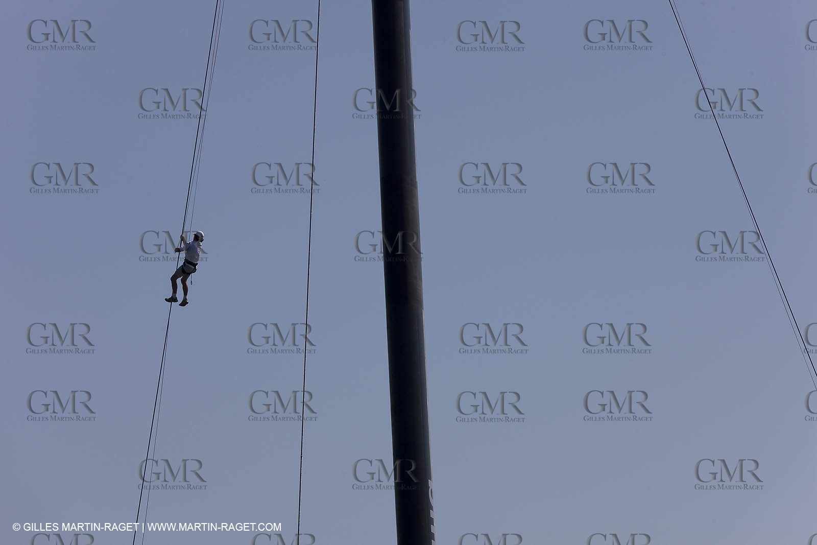 25 08 2008 - Anacortes (USA, WA) - America's Cup - BMW ORACLE Racing - New 90 ft trimaran launch