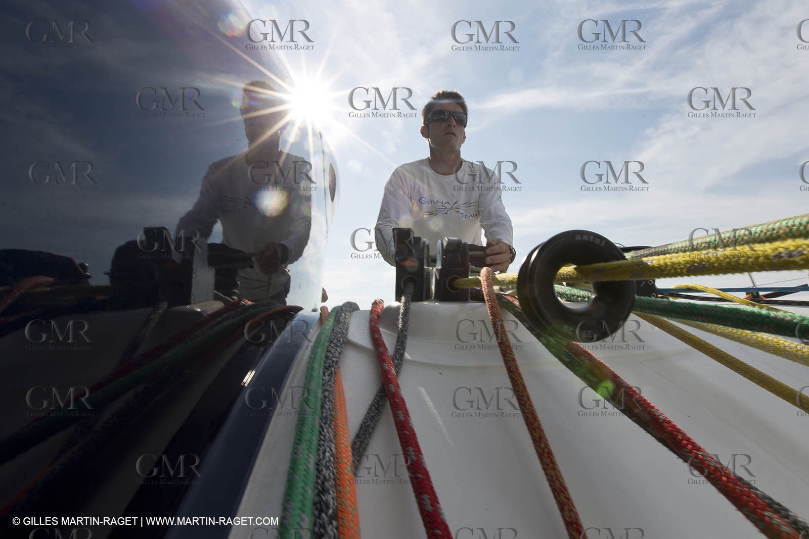 05 07 2012 - New York (USA) - Ocean Krys Race - Speed runs in fornt of NY city