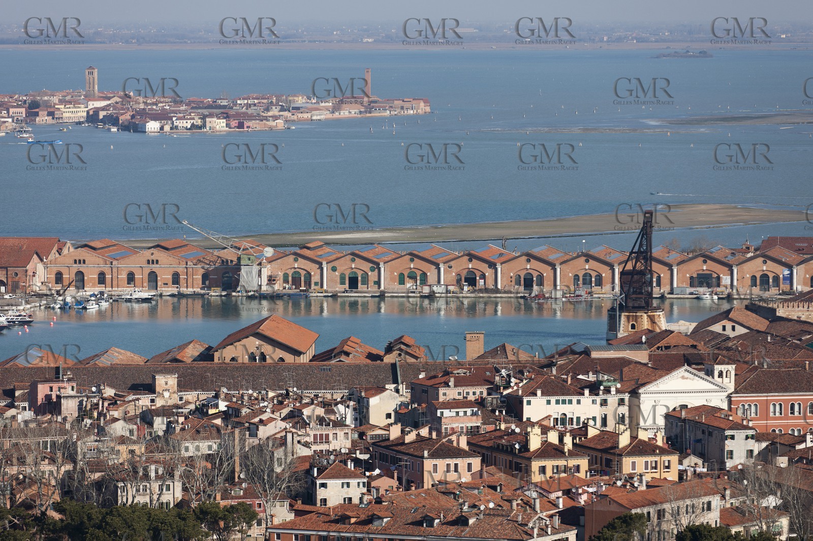 20 02 2012 - Venezia (ITA) - 34th America'sCup - Venezia 2012 America's Cup World Series - The Arsenale where the AC45 moorings, public village, media center and Club 45 will be located