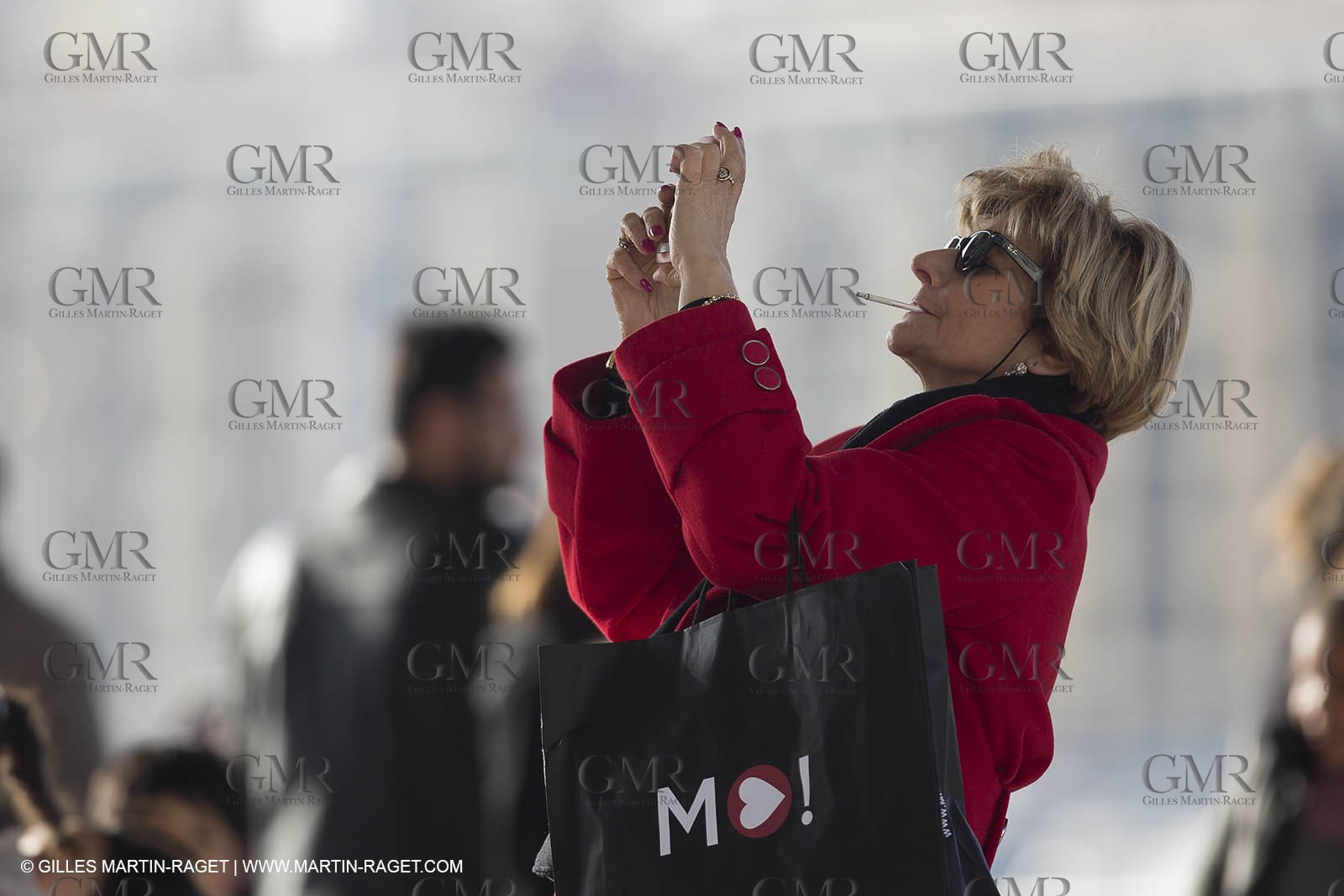 02 02 2013- Marseille (FRA,13) Inauguration de l'ombrière et du Vieux Port semi-piétonnier