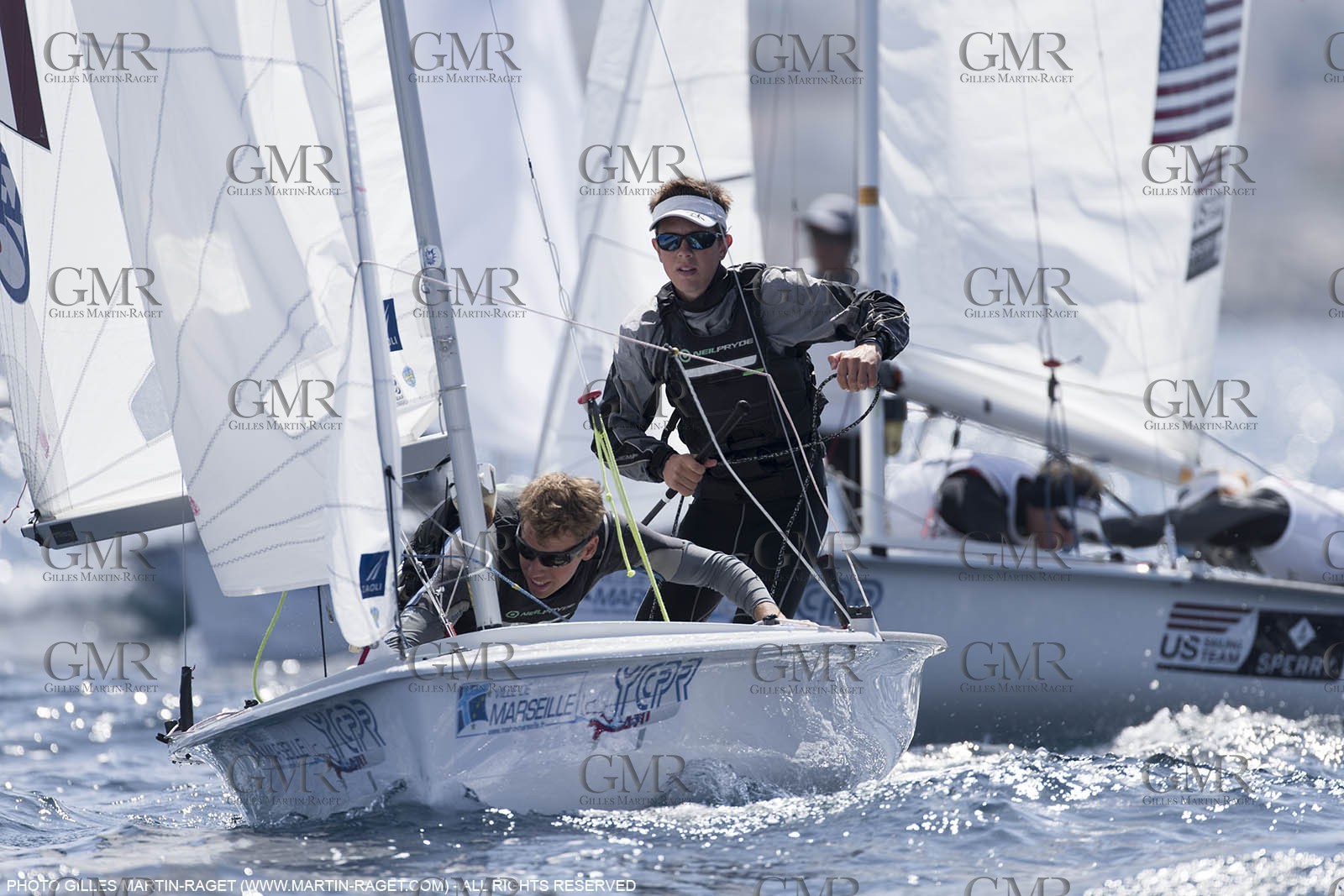 12 04 2015, Marseille (FRA), Yachting Club de la Pointe Rouge - Coupe Internationale de Printemps des 470, Final Day