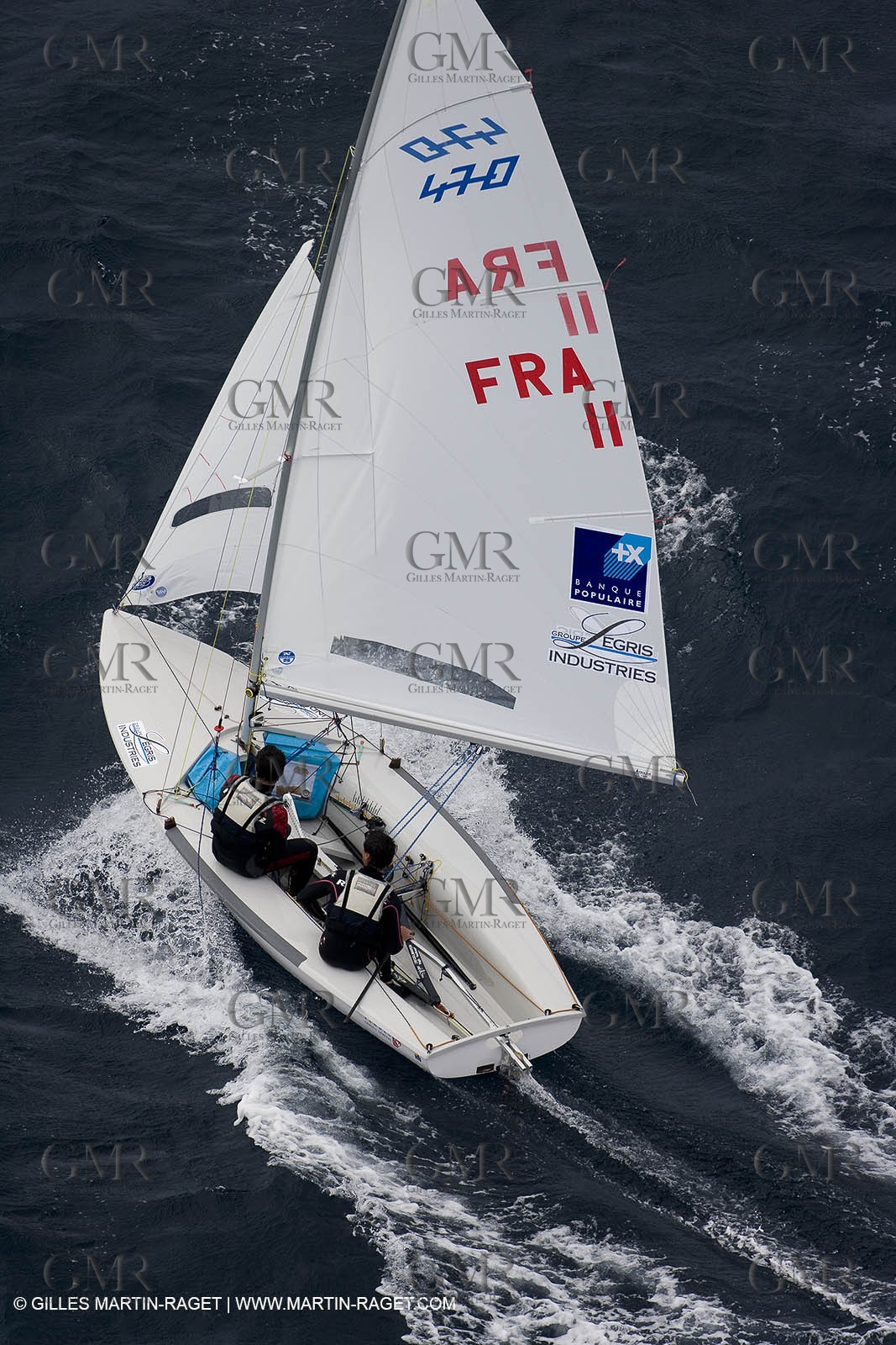 26 04 2007 - 2007 Semaine Olympique Française - Hyères (South of France) - Day 5 - Team France - 470 Homme - Bonnaud-Bonnaud