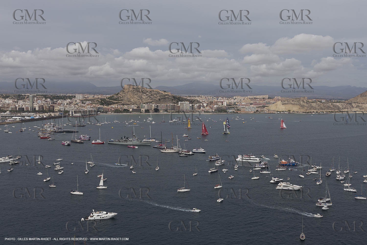 11 10 2014, Alicante (ESP), Volvo Ocean Race 2014-15, Team Alvimedica